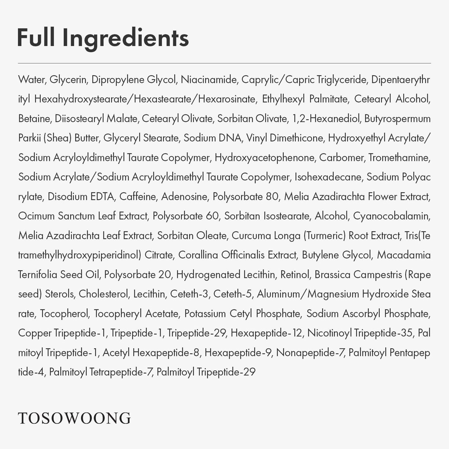 TOSOWOONG PDRN Pink Peptide Eye Cream – Salmon DNA PDRN 5000ppm, Liposome Retinol, Caffeine (30ml)
