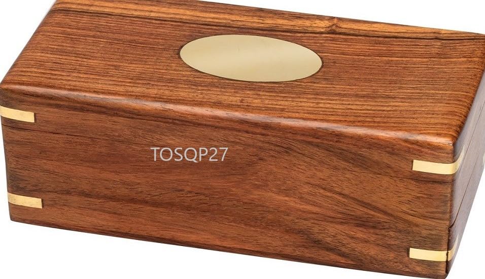 TOSQP27 Gift Secret Box – Rosewood Brainteaser Puzzle Case & Drawer Organizer