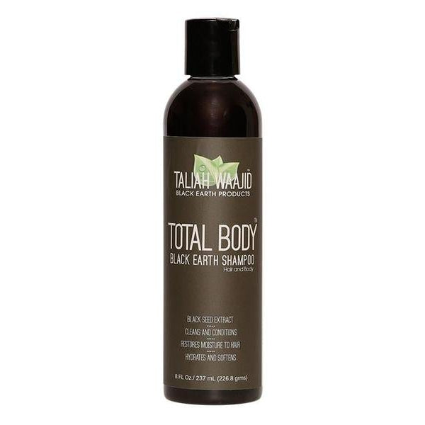 Taliah Waajid Black Earth Products Total Body Black Earth Shampoo: Gentle Cleansing for Natural & Textured Hair 237ml/8.01 oz
