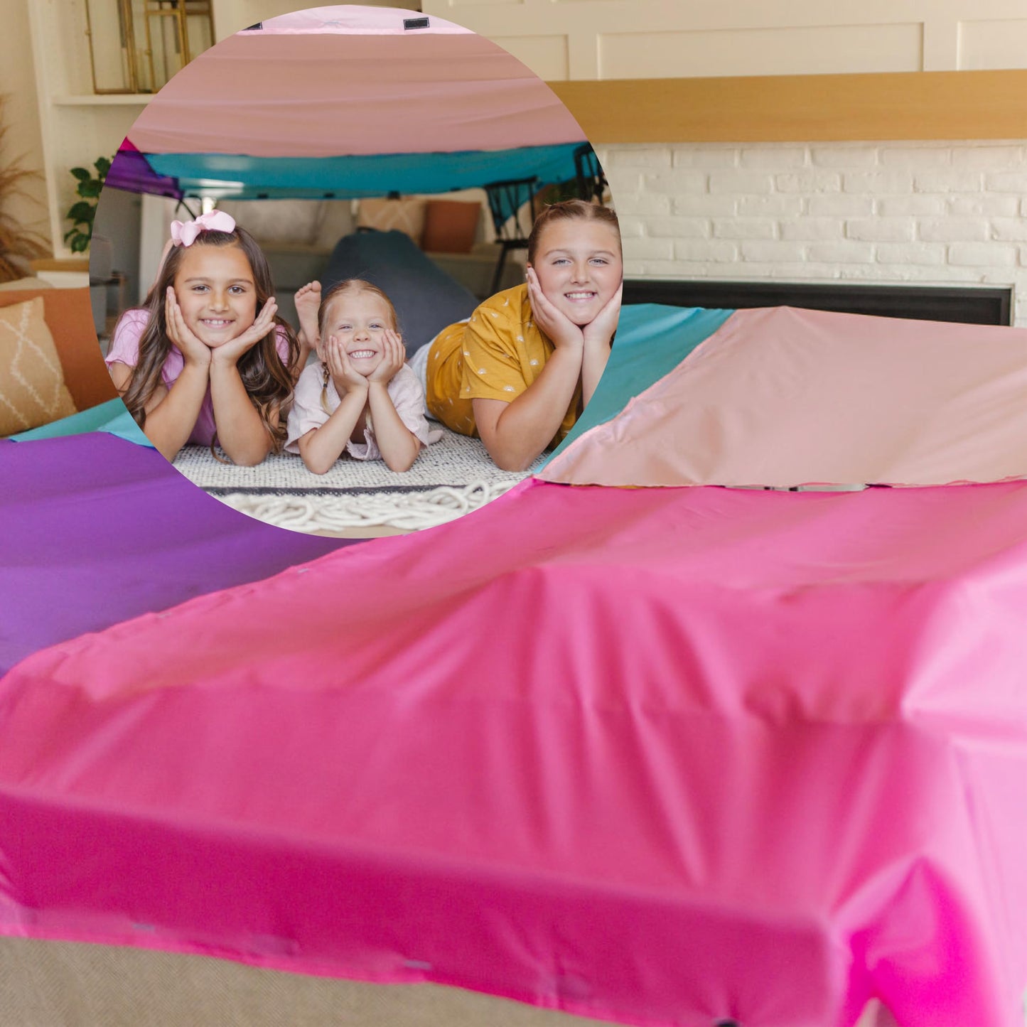 TOTEAFORT Princess Blanket Fort Building Kit for Kids – Portable Play Tent & Fort STEM Toy