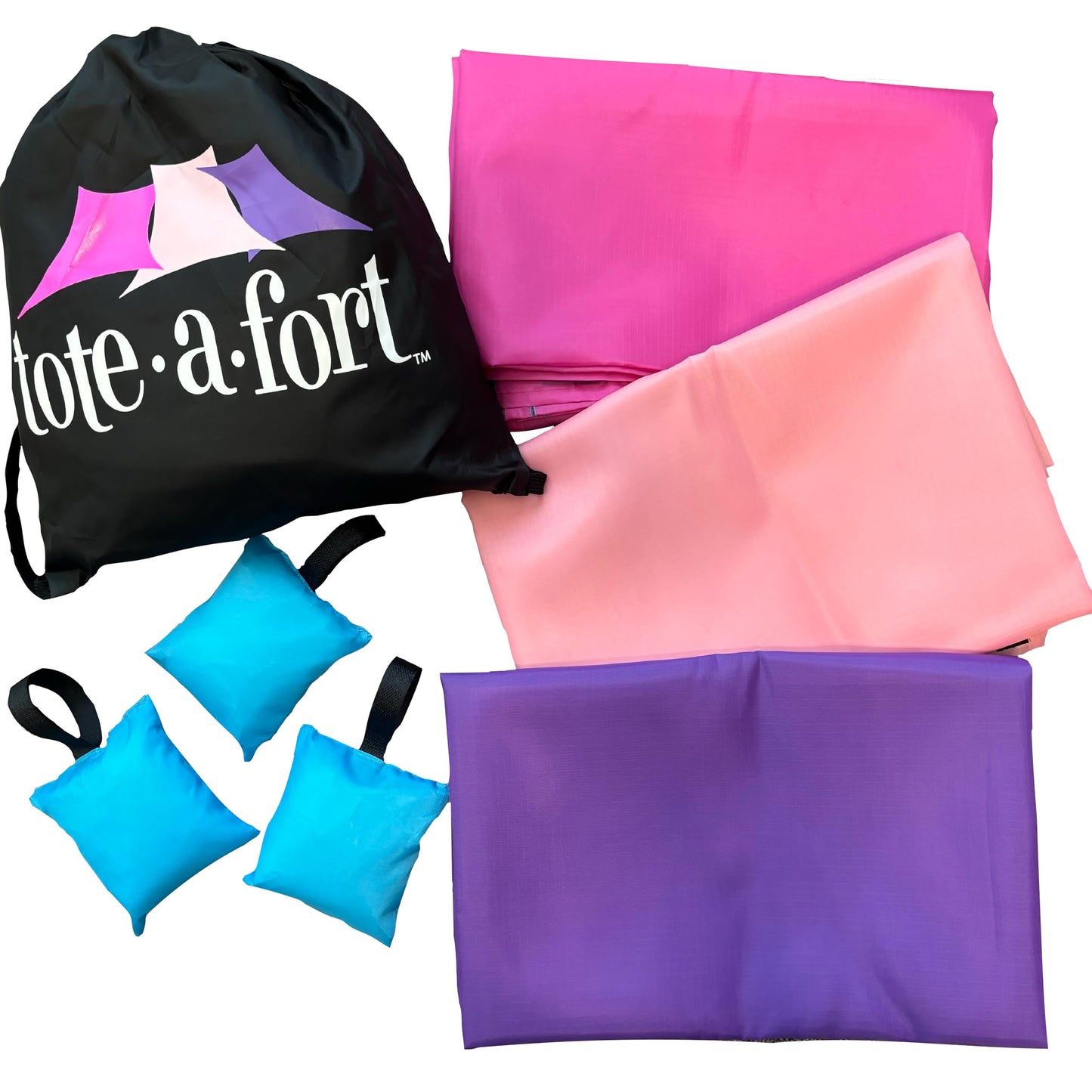 TOTEAFORT Princess Blanket Fort Building Kit for Kids – Portable Play Tent & Fort STEM Toy