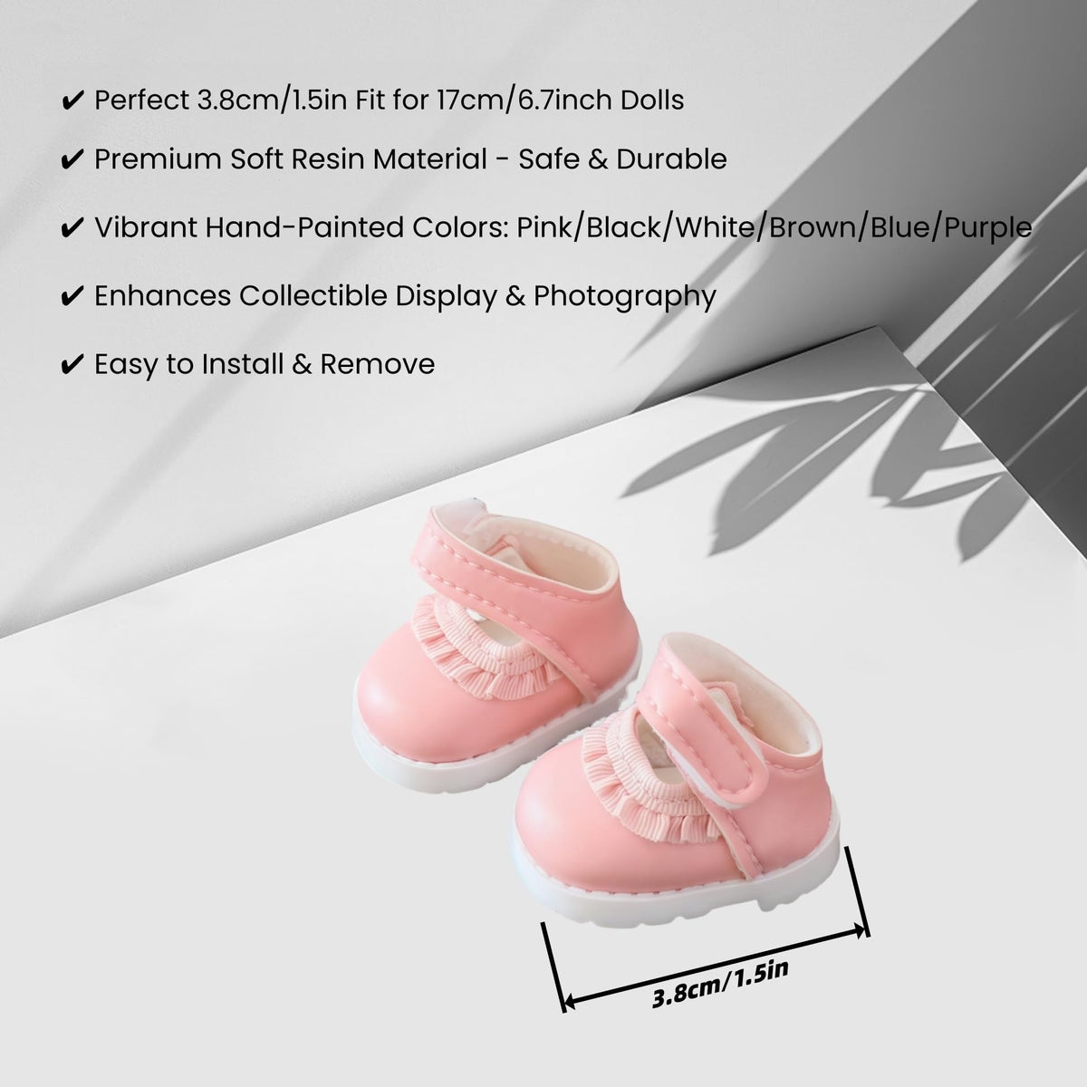 TOU-BEGUIN 17cm Lu Bubu Doll Outfit Set – 5-Piece Kawaii Pink Accessories