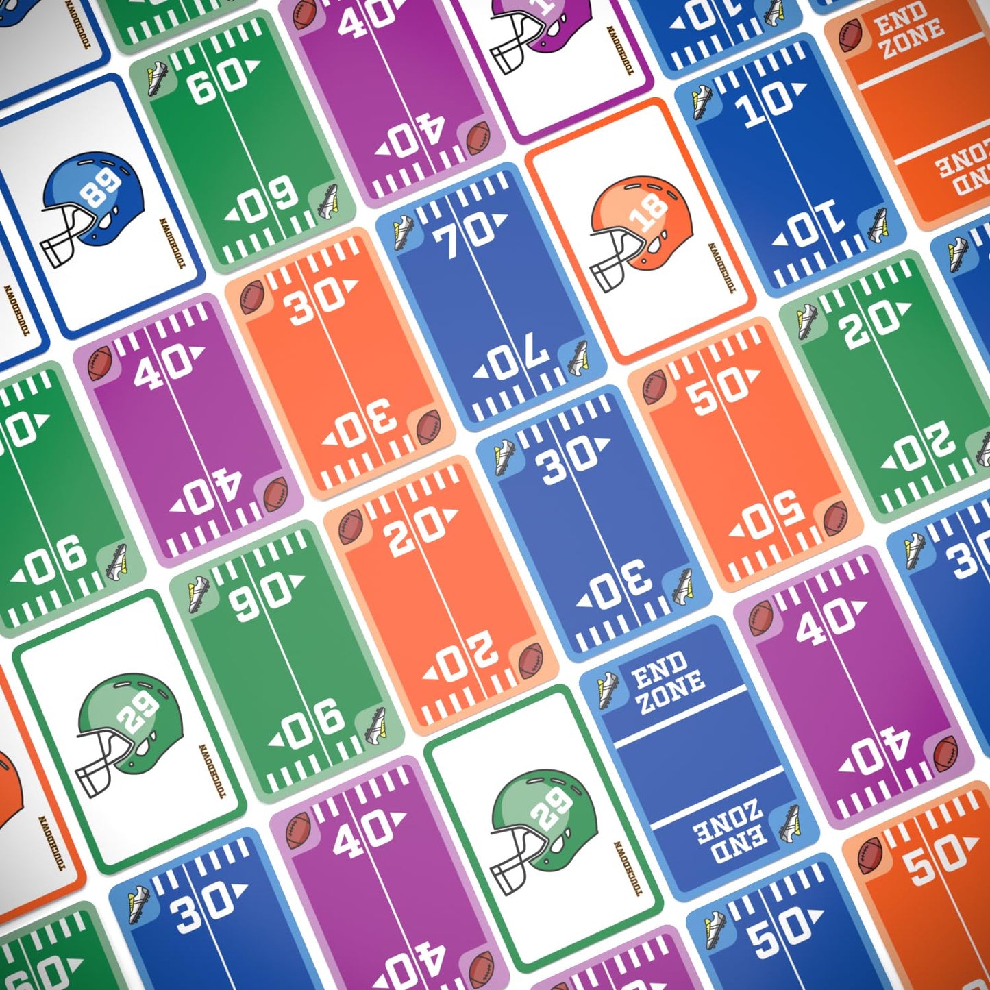 TOUCHDOWN The Card Game – Fast-Paced Football Card Game for 2-4 Players, Easy to Learn