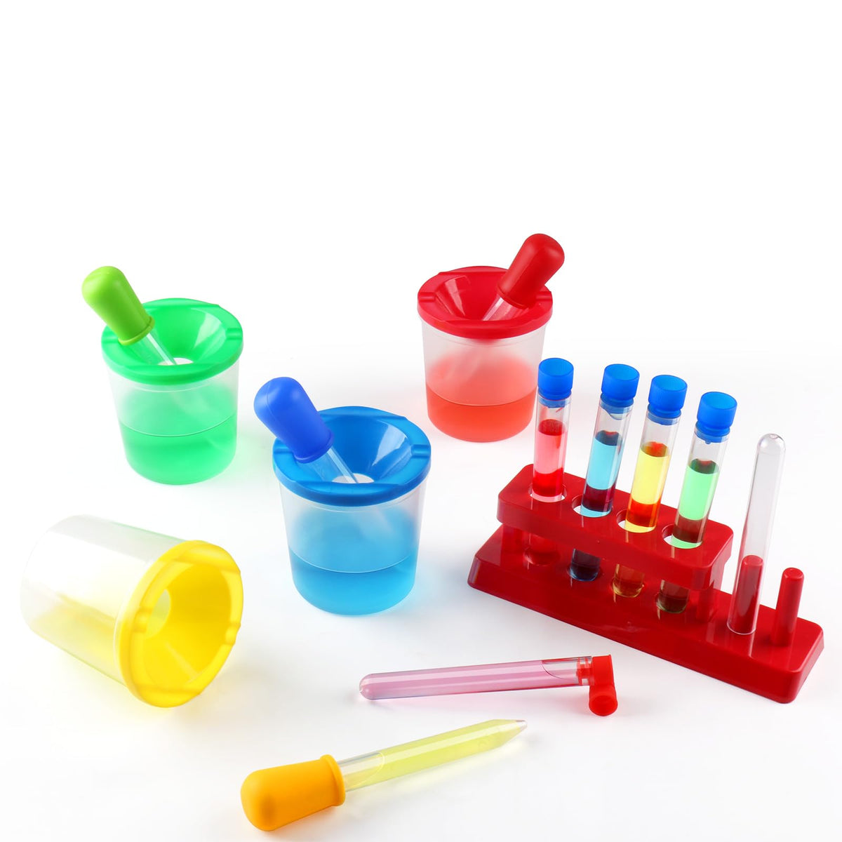 TOUHKAN Color Science Test Tubes with Droppers for Kids