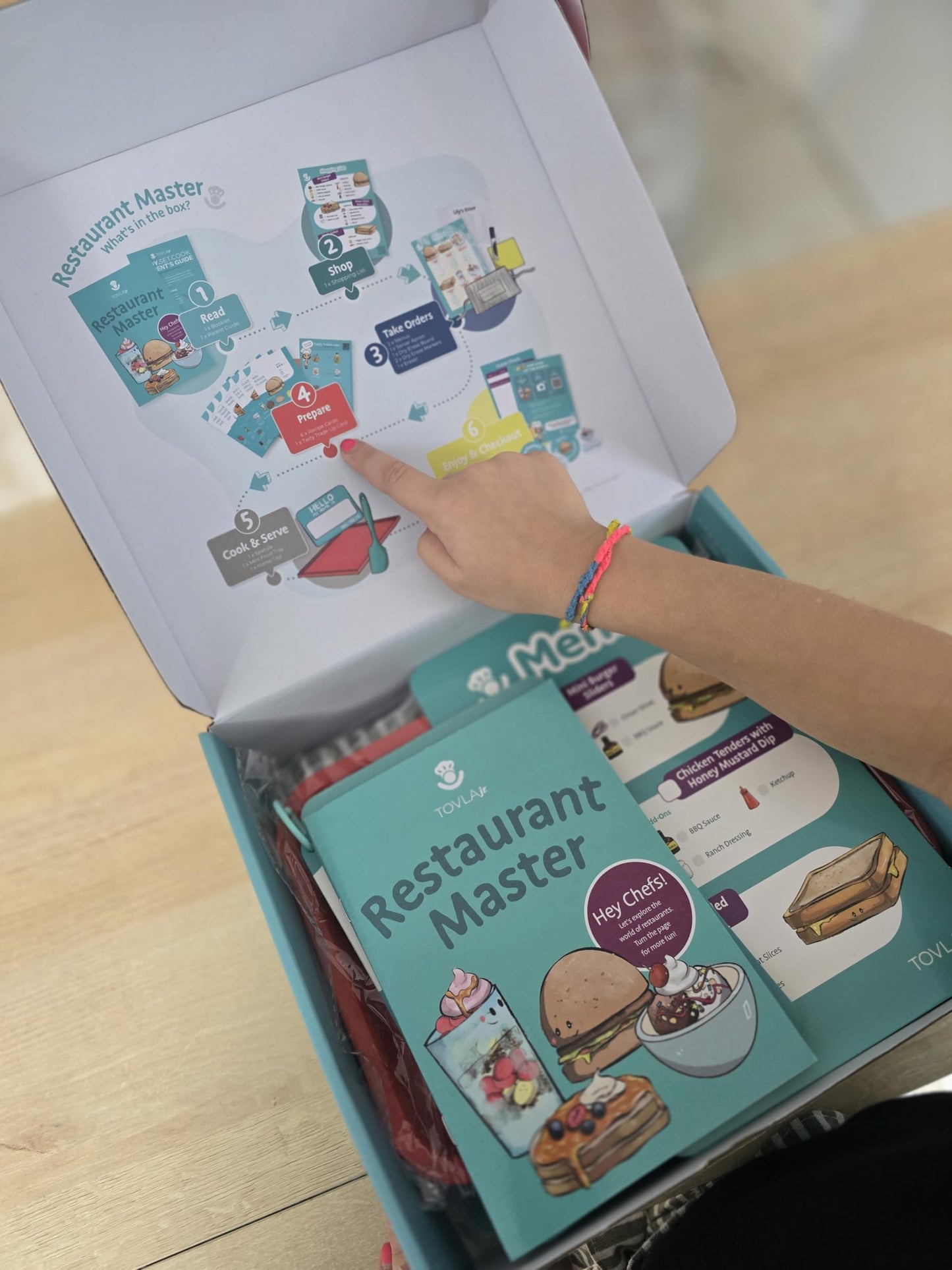 TOVLA JR Real Restaurant Cooking Set for Kids | Montessori STEM Kit for Ages 4+