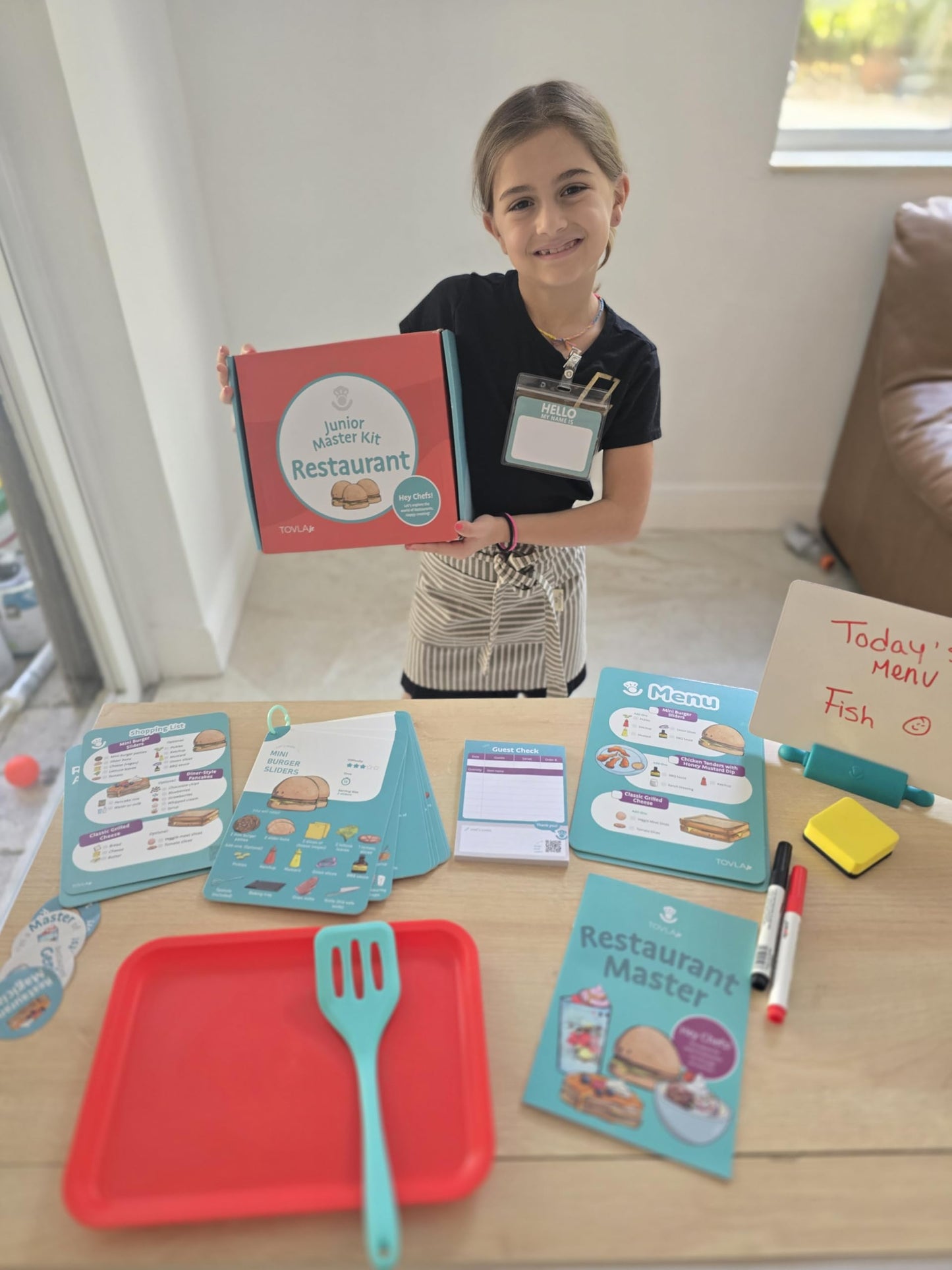 TOVLA JR Real Restaurant Cooking Set for Kids | Montessori STEM Kit for Ages 4+