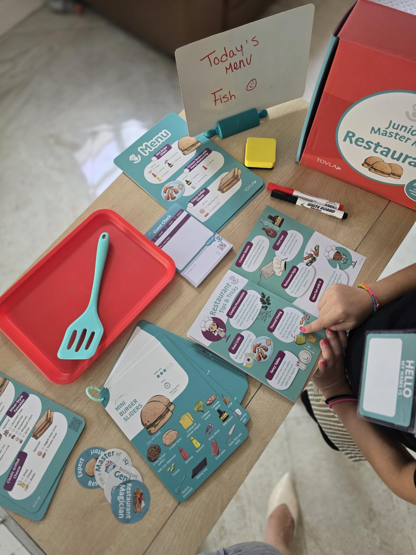 TOVLA JR Real Restaurant Cooking Set for Kids | Montessori STEM Kit for Ages 4+