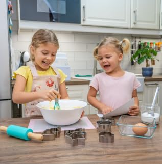 Tovla Jr. Kids Baking Gift Set with Storage Case – Unicorn Kitchen Kit for Cookies & Decorating