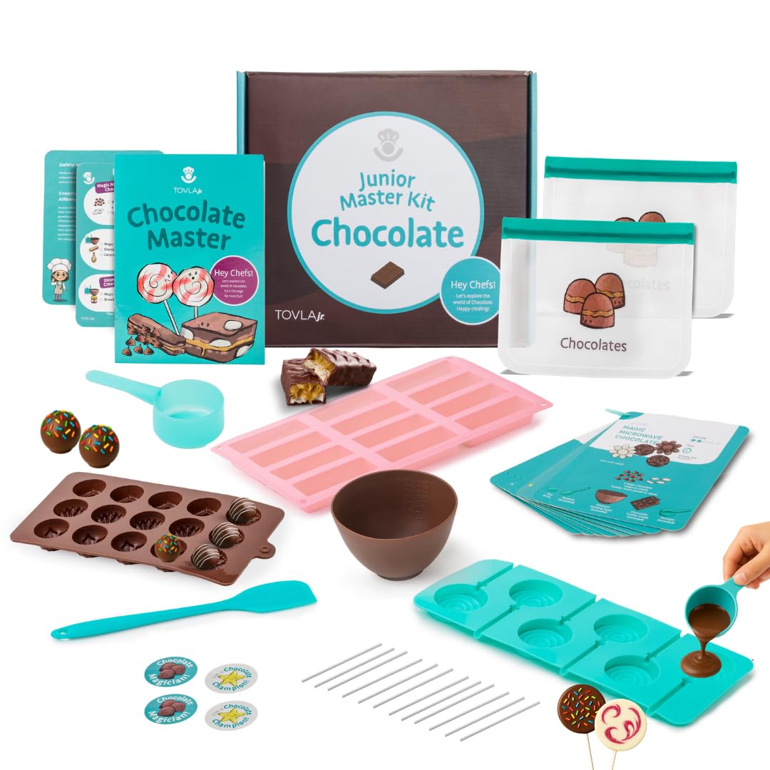 Tovla Jr. Real Chocolate Kit for Kids – STEM Gift with Real Tools