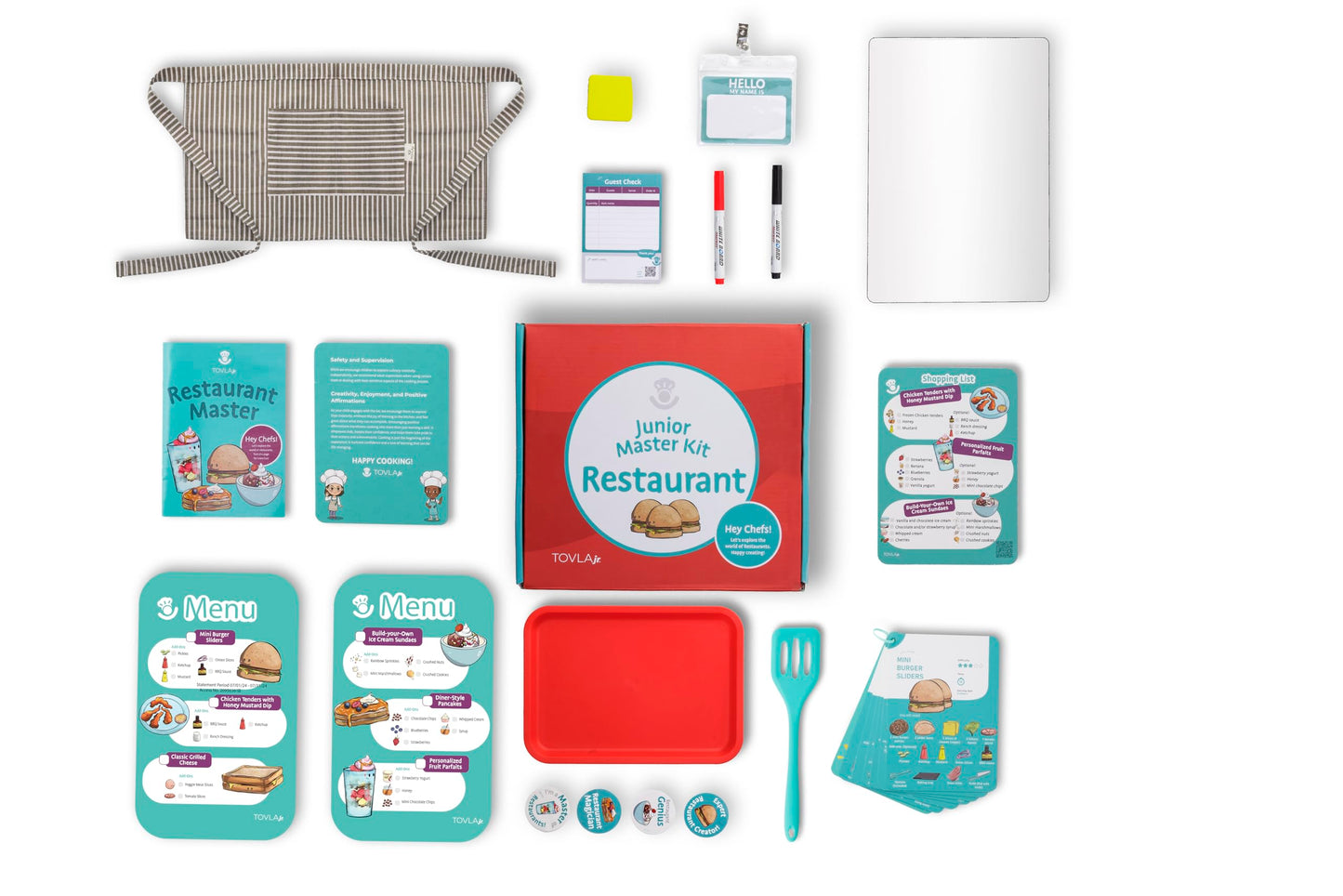 TOVLA JR Real Restaurant Cooking Set for Kids | Montessori STEM Kit for Ages 4+