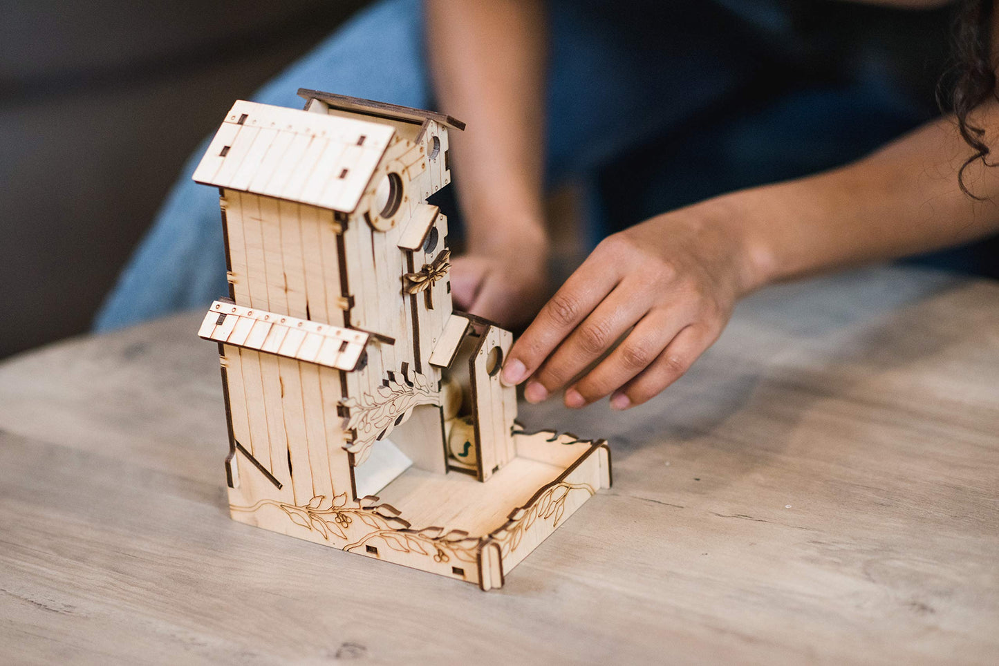 TowerRex Dice Tower – Portable Dice Holder for Board Games