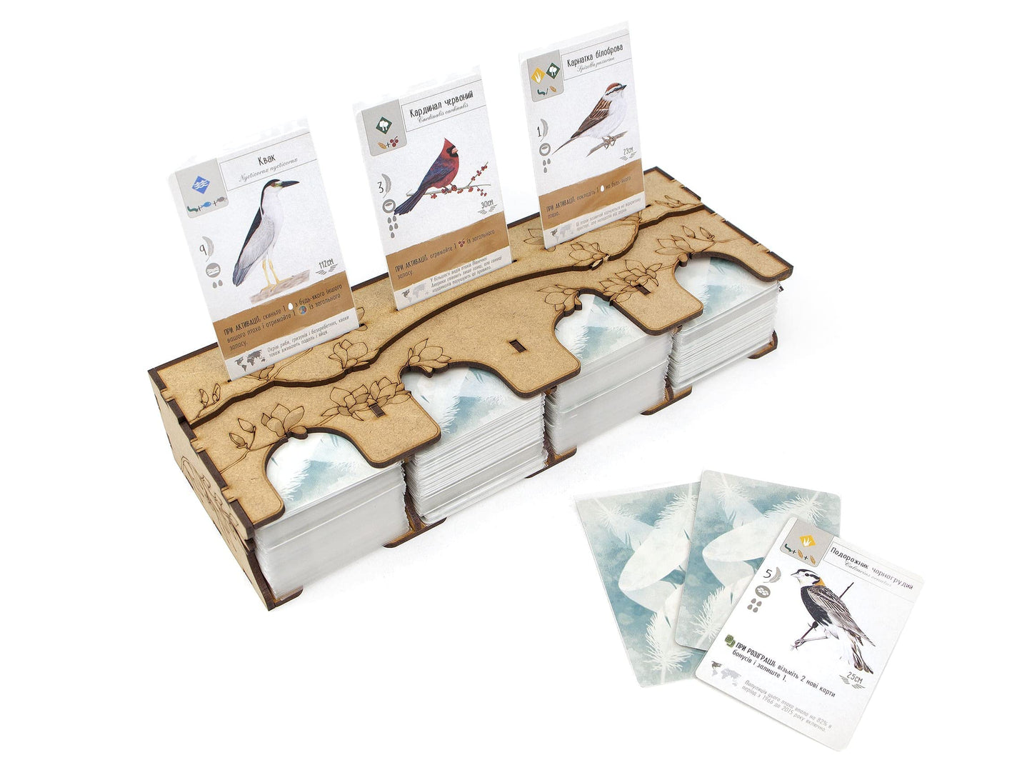 TowerRex Wingspan Organizer | Storage Insert for Wingspan Base, European & Oceania Expansions
