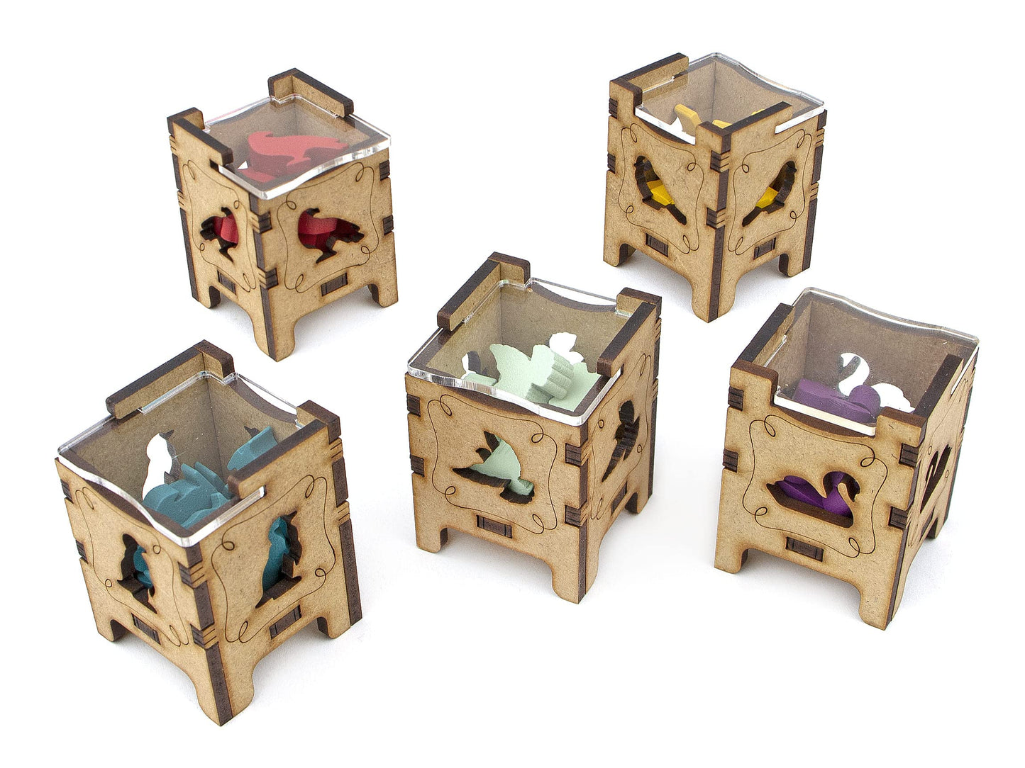 TowerRex Wingspan Organizer | Storage Insert for Wingspan Base, European & Oceania Expansions
