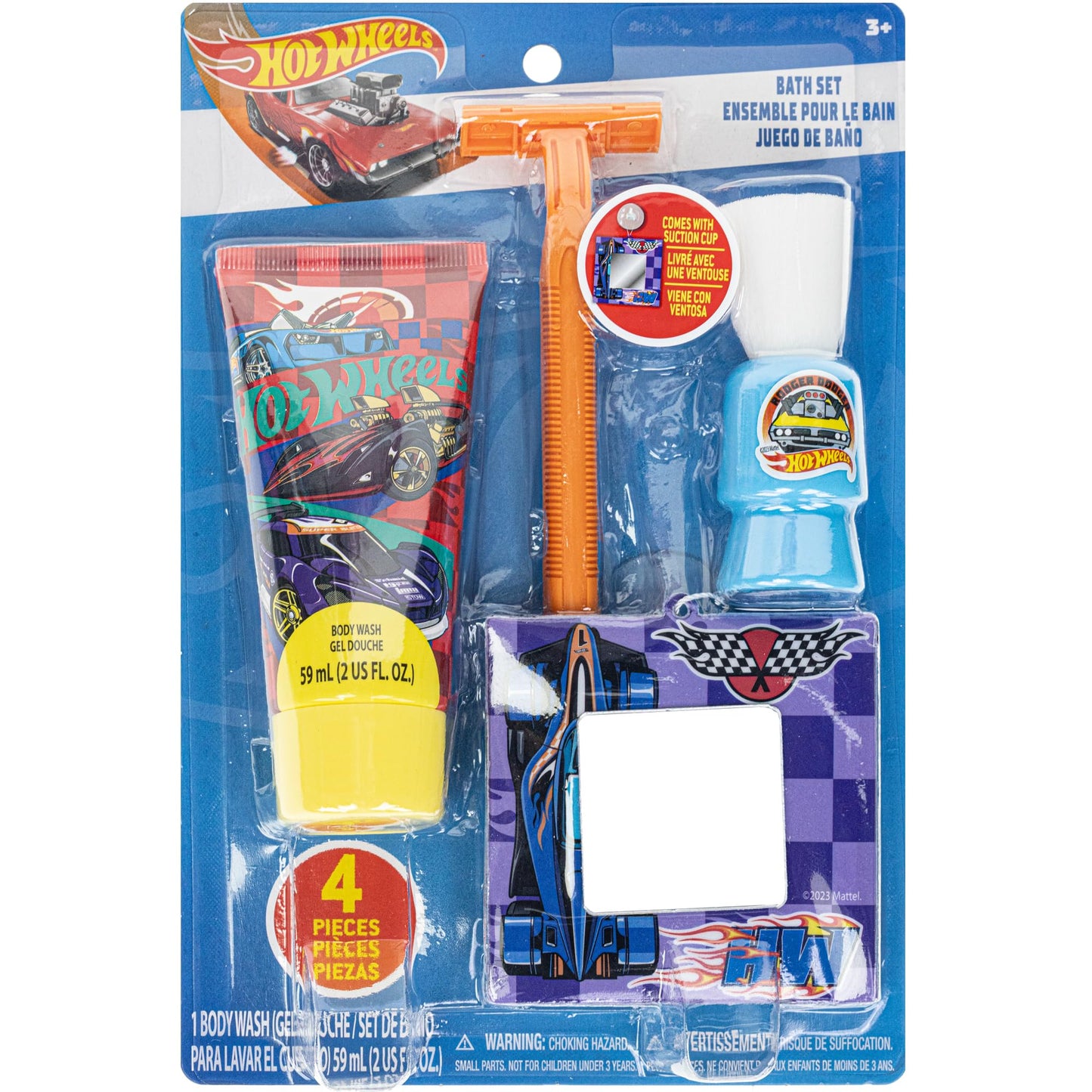 Townley Girl Hot Wheels My First Shaving & Grooming Kit – Safe Pretend Play for Kids 3+