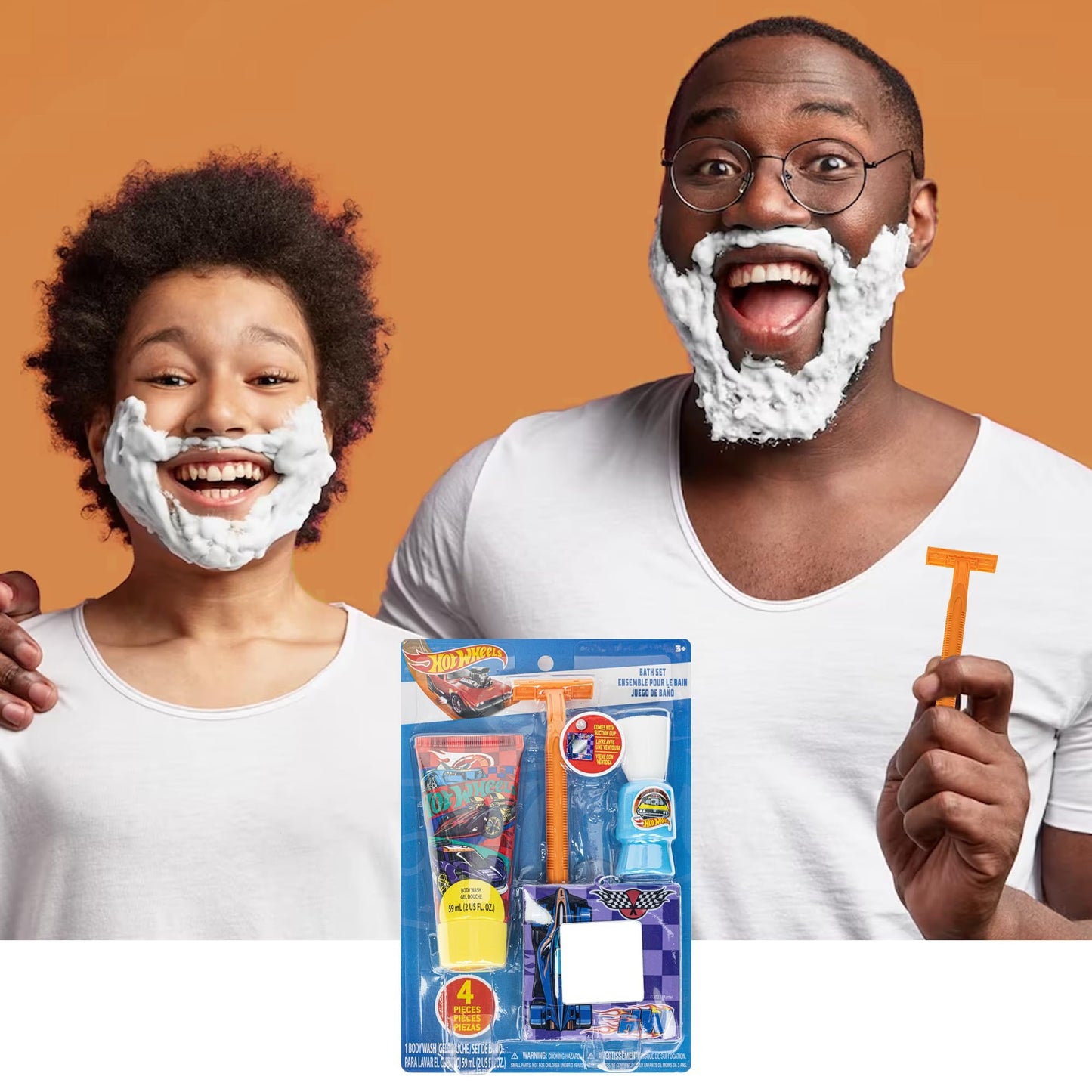 Townley Girl Hot Wheels My First Shaving & Grooming Kit – Safe Pretend Play for Kids 3+