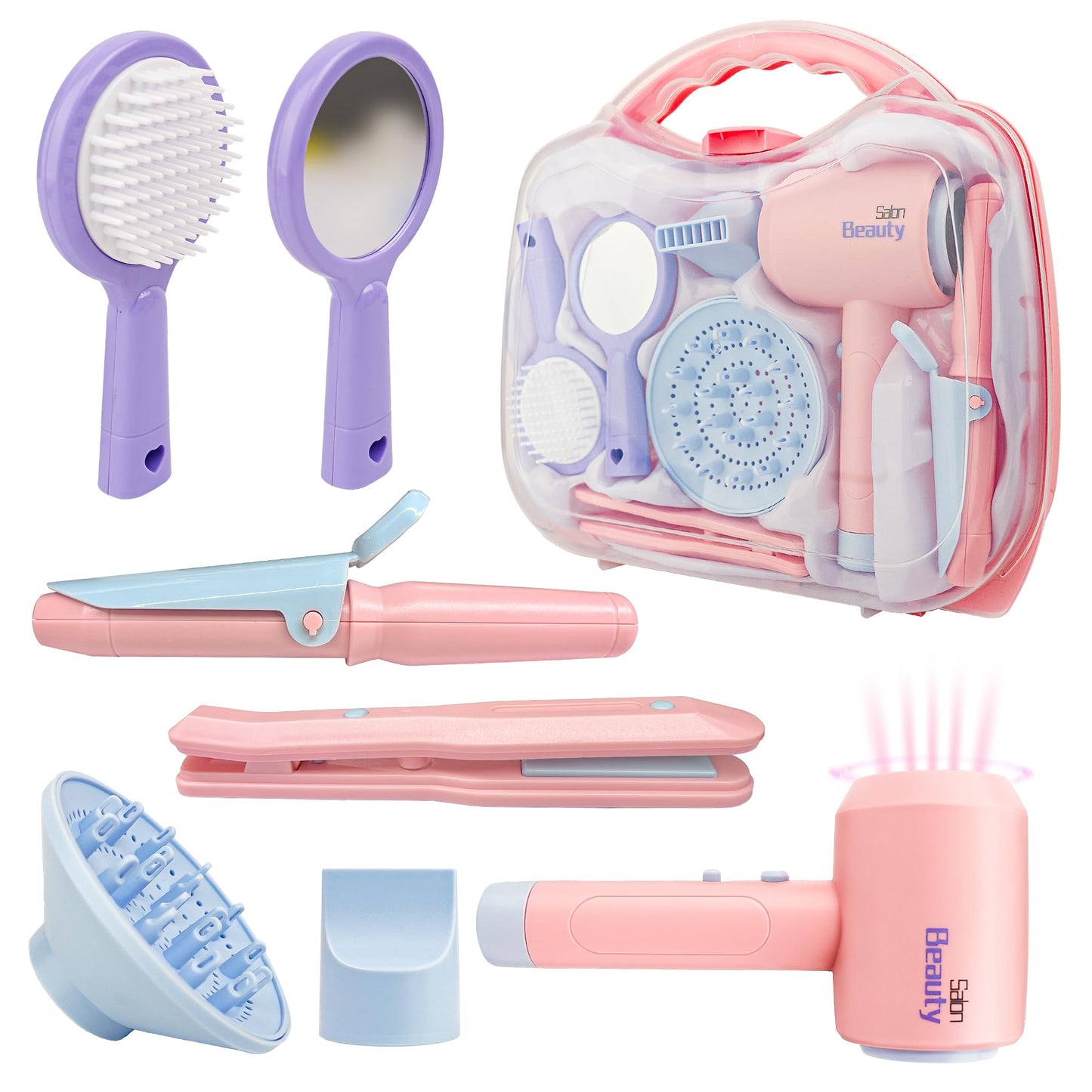 Toy Choi's Kids Hair Salon Toys – Realistic Pretend Play Set for Girls 3–6