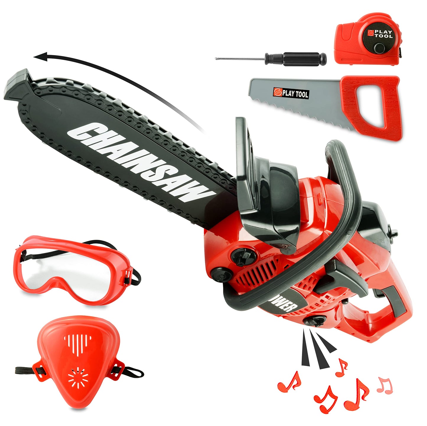 Toy Choi's Toy Chainsaw – Realistic Sound, Safe Outdoor Play for Kids