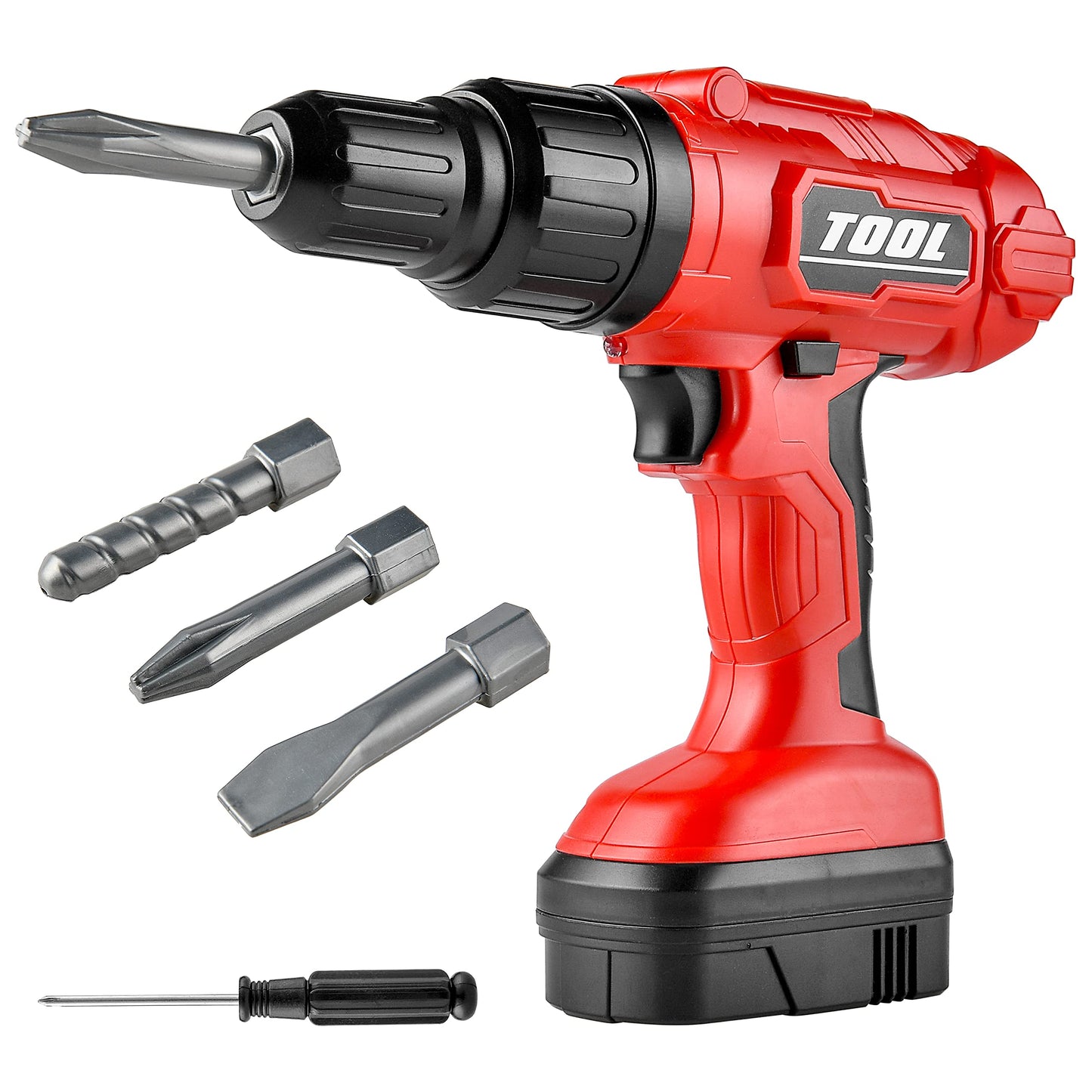 Toy Choi's Toy Drill Set - Electric Pretend Tool for Kids Aged 3-5