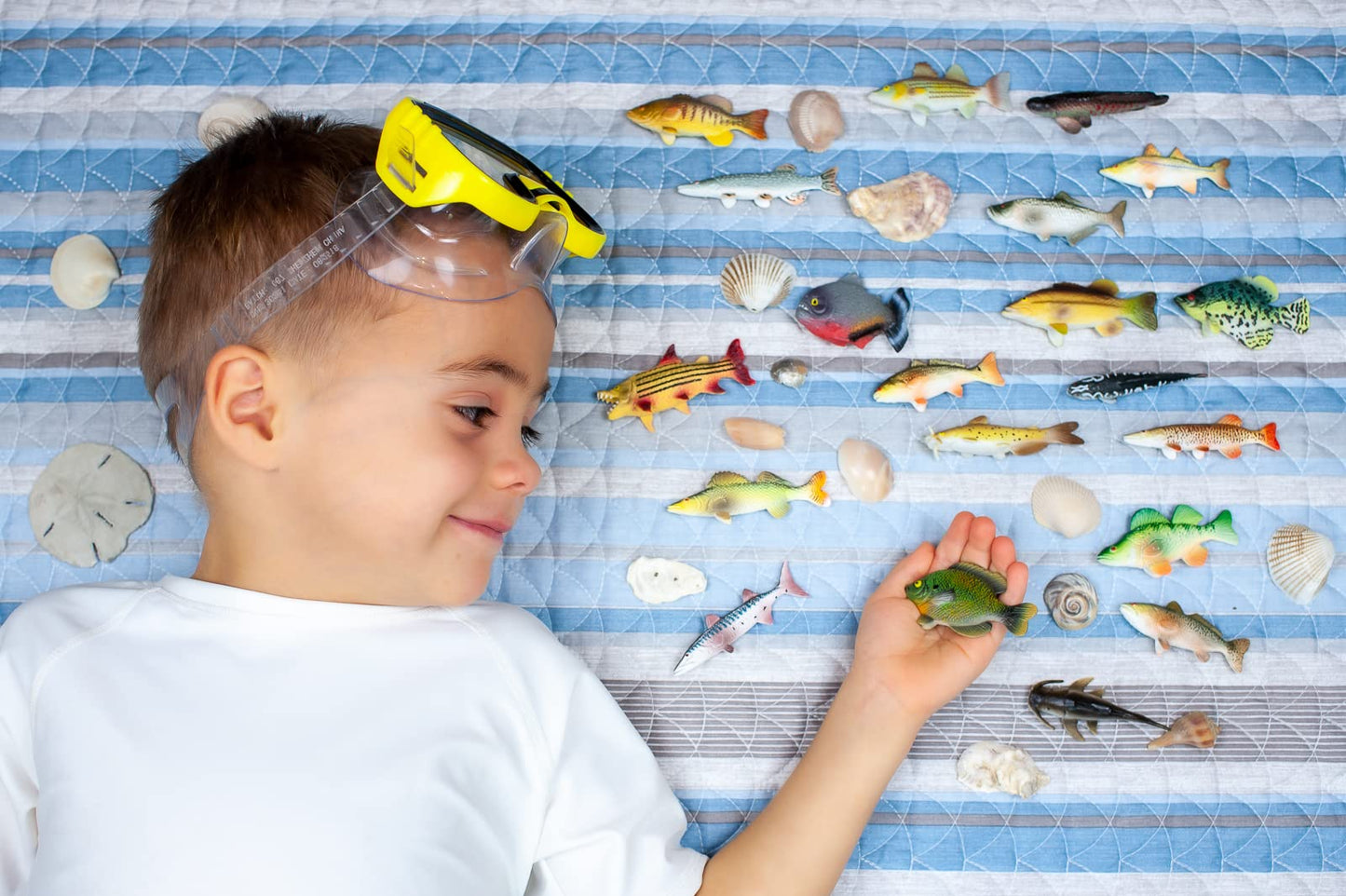 Toy Fish Factory American Angler Collection – 5 Realistic 3” Toy Fish Figurines
