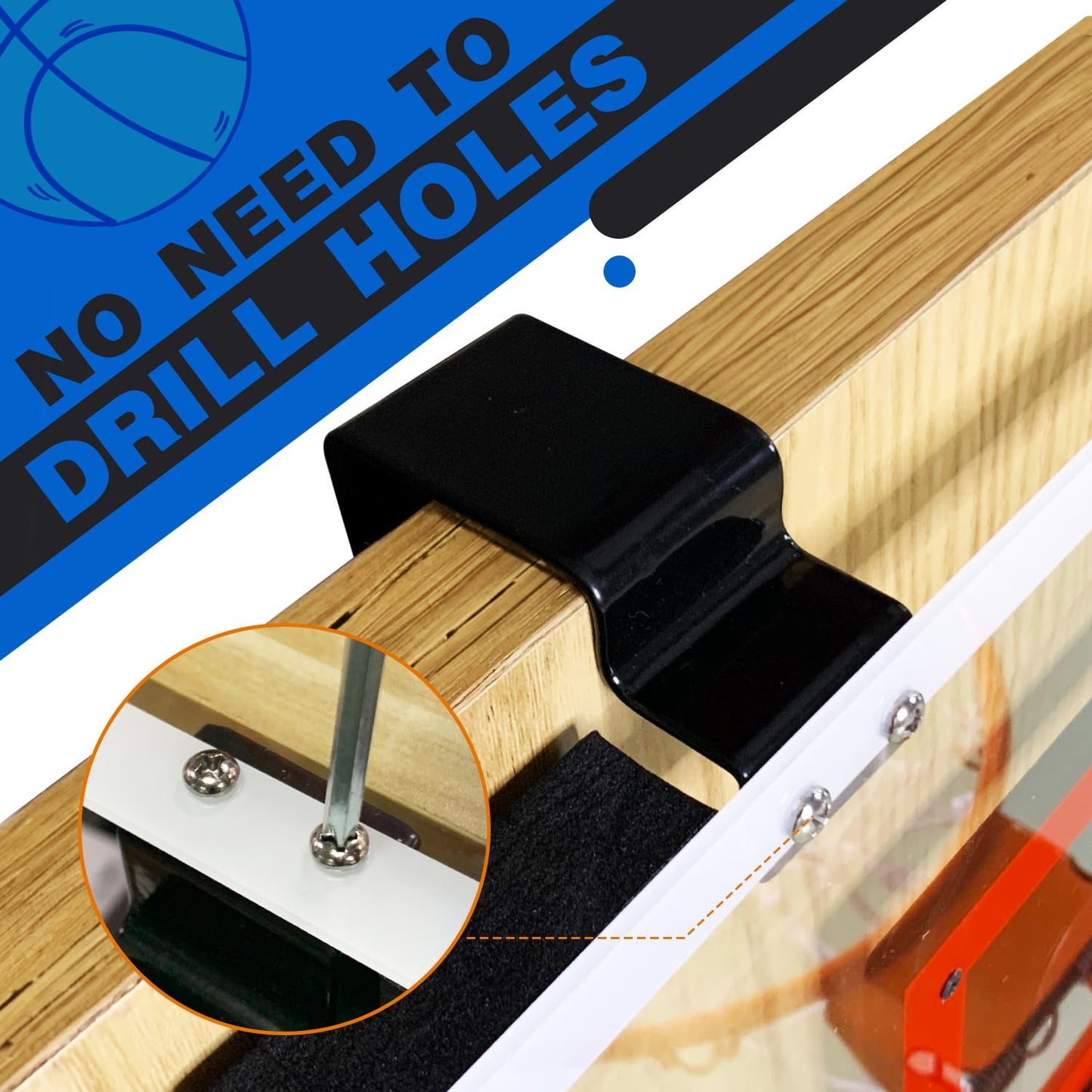 TOY Life Basketball Hoop Indoor with Scoreboard – Door Mount Mini Hoop for Kids