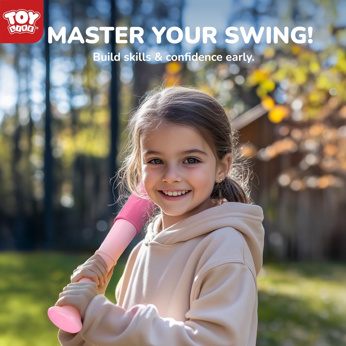 TOY Life T Ball Set for Kids 3-5 & 5-8 – Tee Ball Set with Glove & Balls