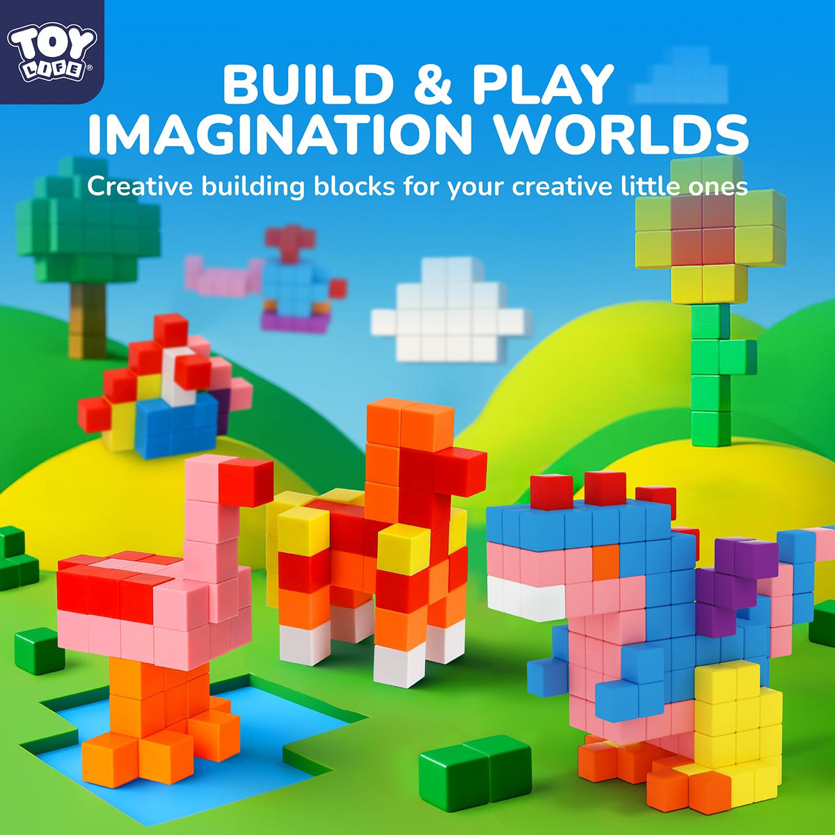 TOY Life 80PCS Magnetic Blocks – 3D Building Toys for Kids 3-8 | STEM & Sensory Play