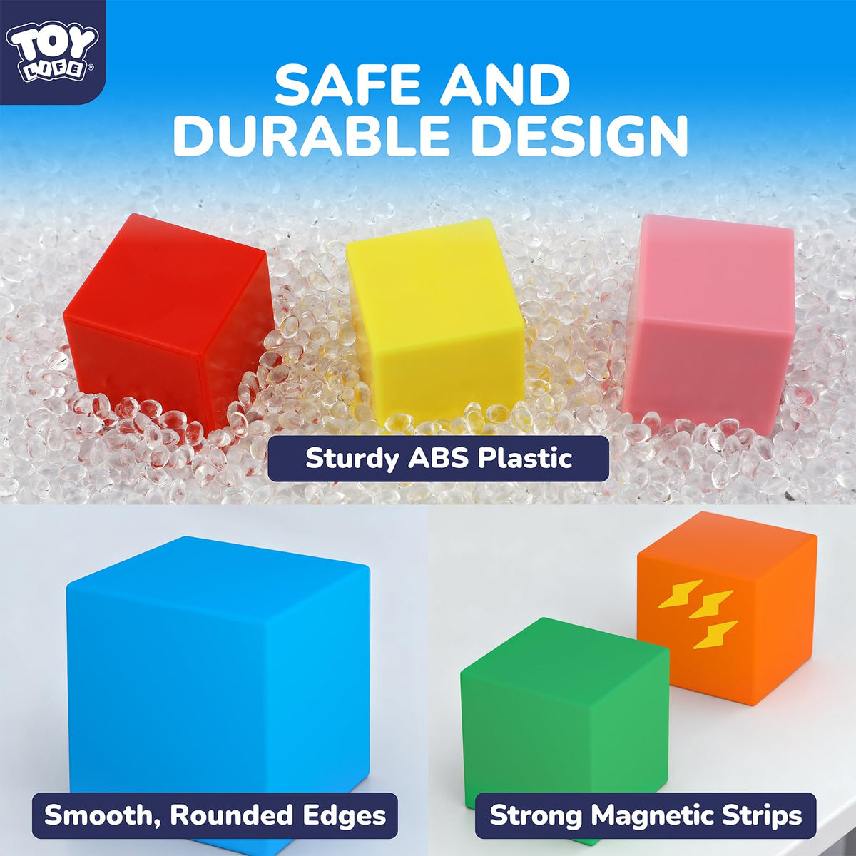 TOY Life 80PCS Magnetic Blocks – 3D Building Toys for Kids 3-8 | STEM & Sensory Play