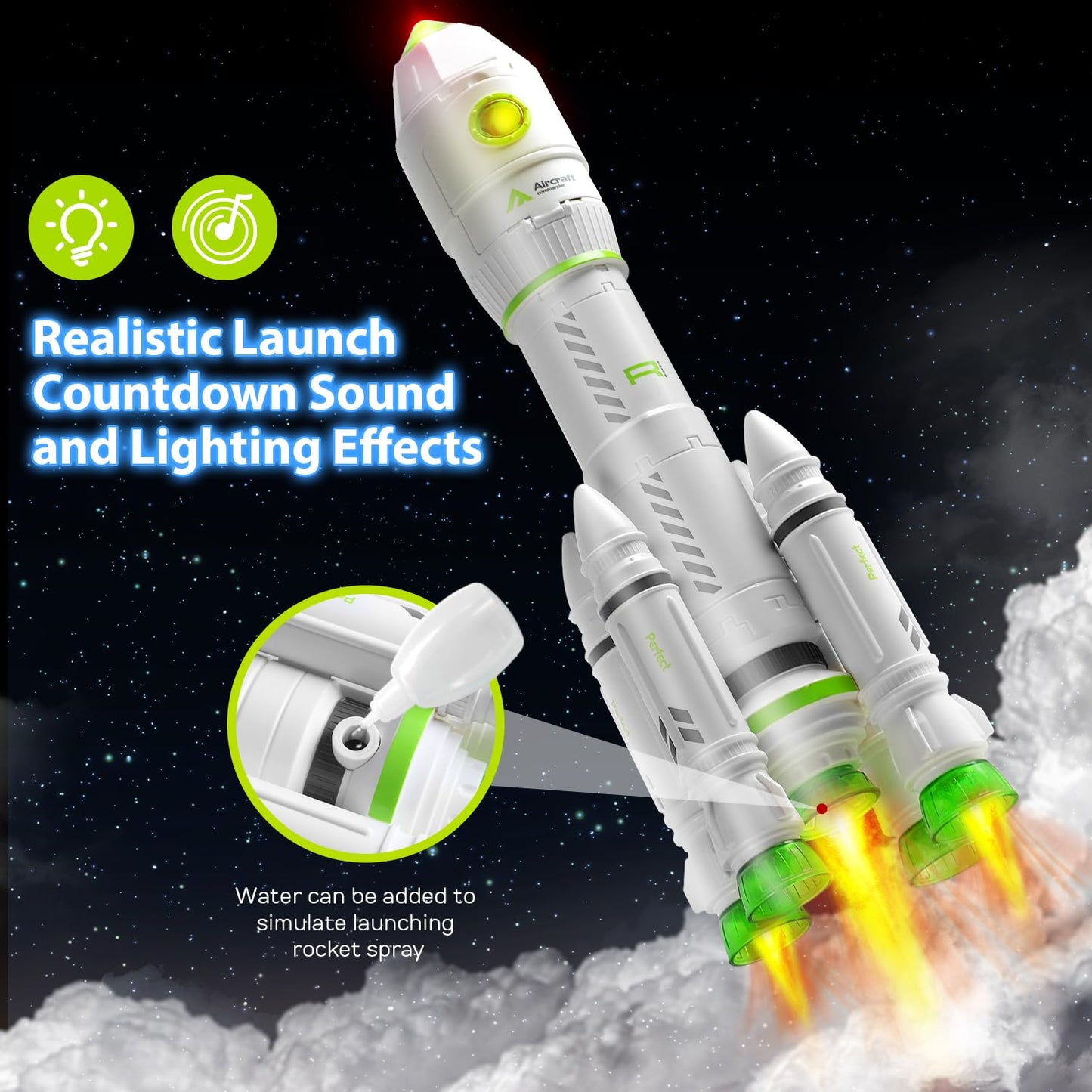 TOY Life Space Rocket Toy – Astronaut Shuttle Set for Kids 3+ | Interactive Space Station