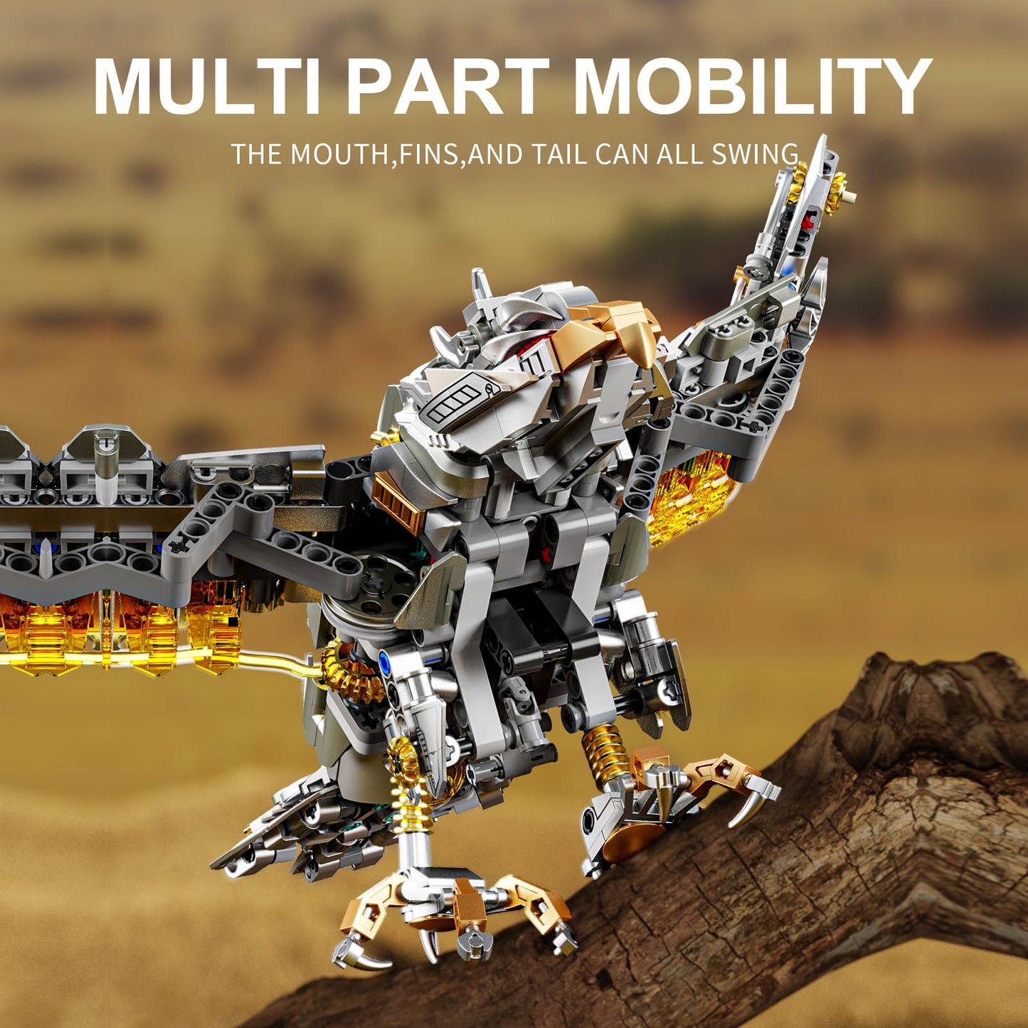 TOY PLAYER Ideas Mechanical Eagle Building Set with Light – LEGO Animal Compatible, 1168 PCS, STEM Gift for Teens & Adults