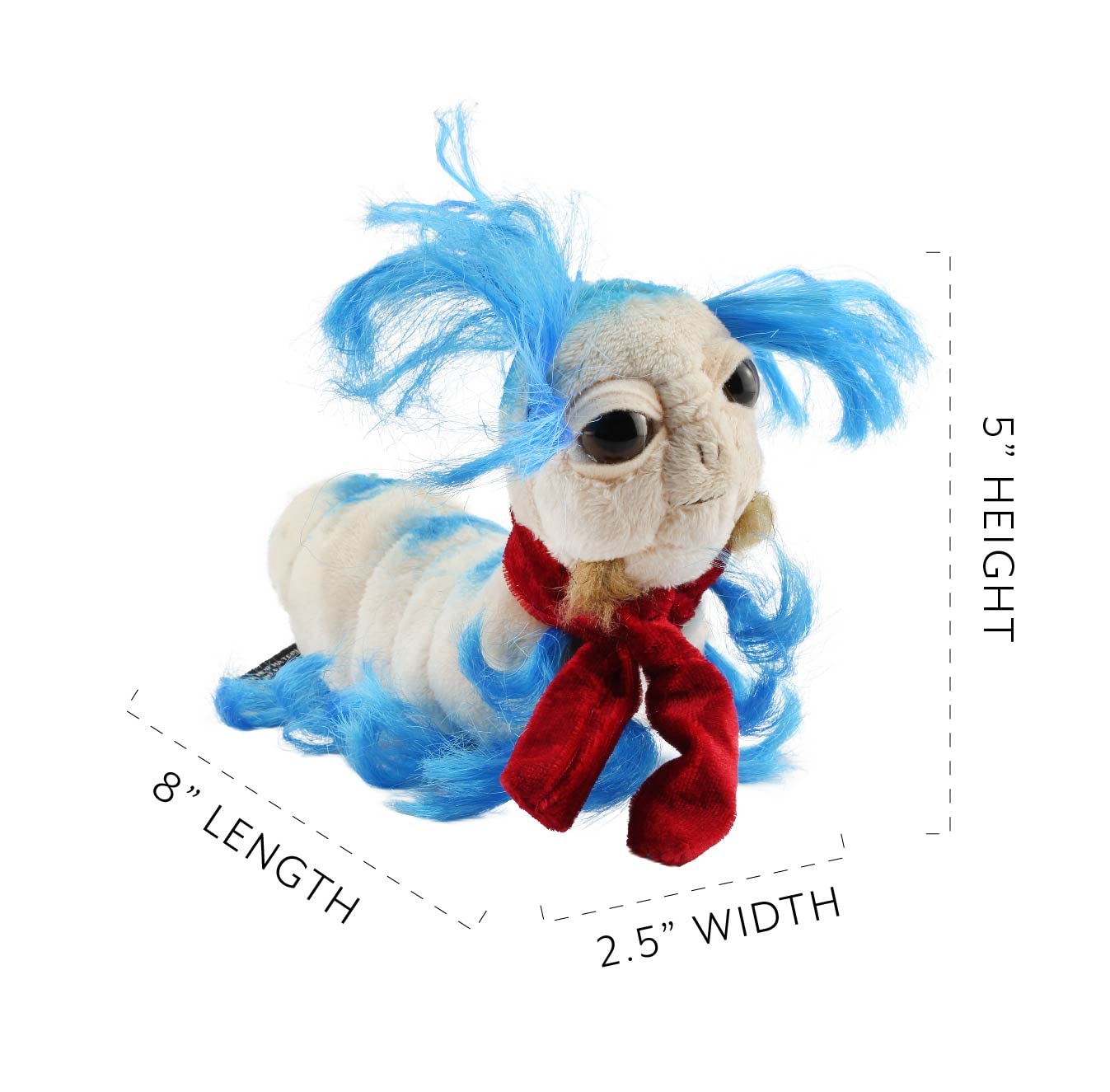 Toy Vault Labyrinth Mini Worm Plush – William the Worm (Officially Licensed)