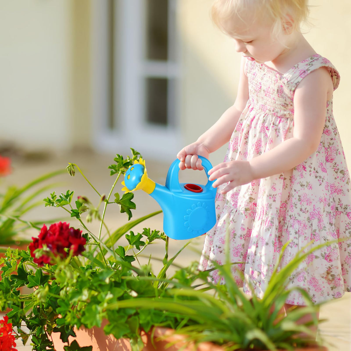 TOYANDONA 2-Pack Watering Can Toys – Colorful Plastic Garden, Beach & Bath Play Set for Kids