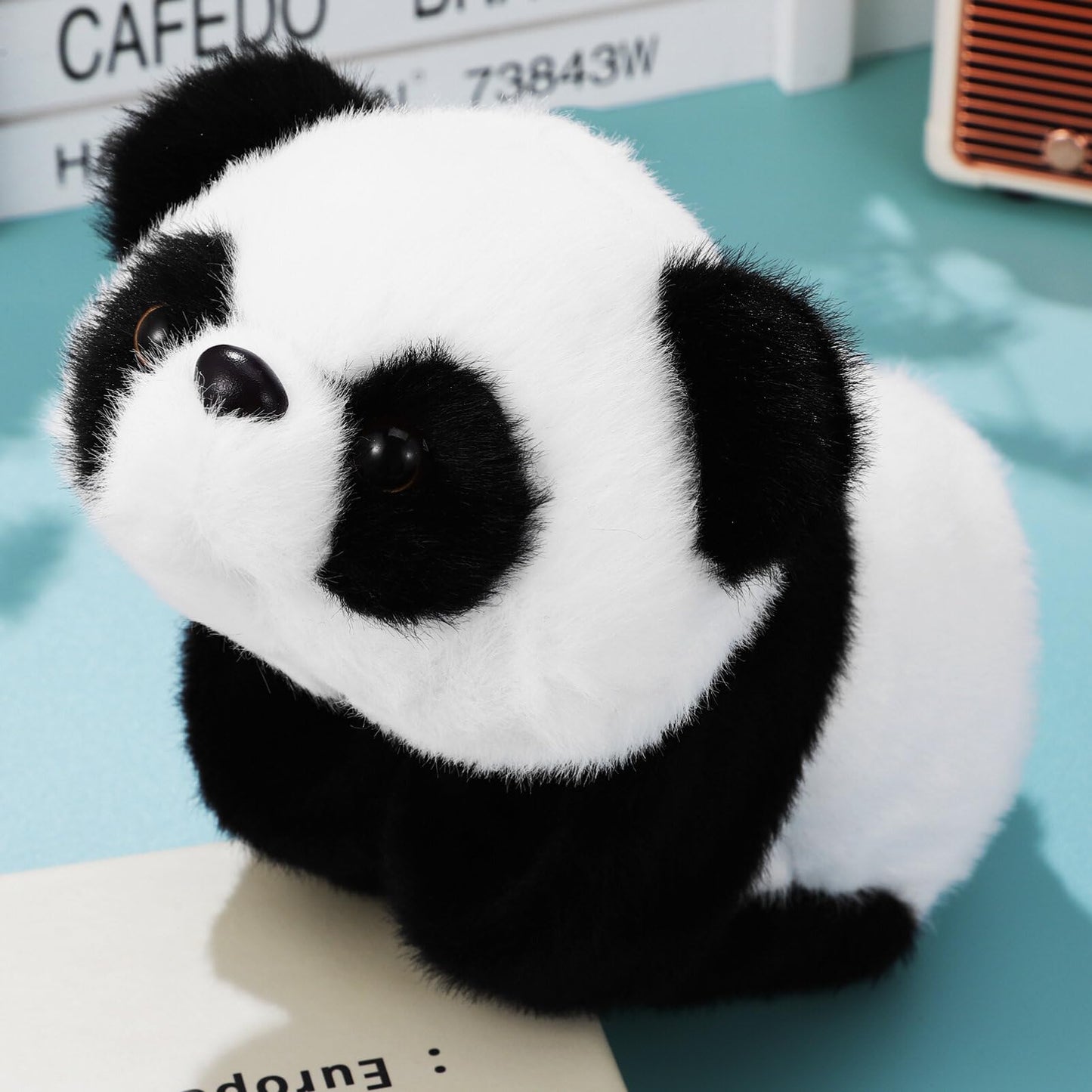 TOYANDONA Panda Slap Bracelet – Plush Hugger Wristband for Kids