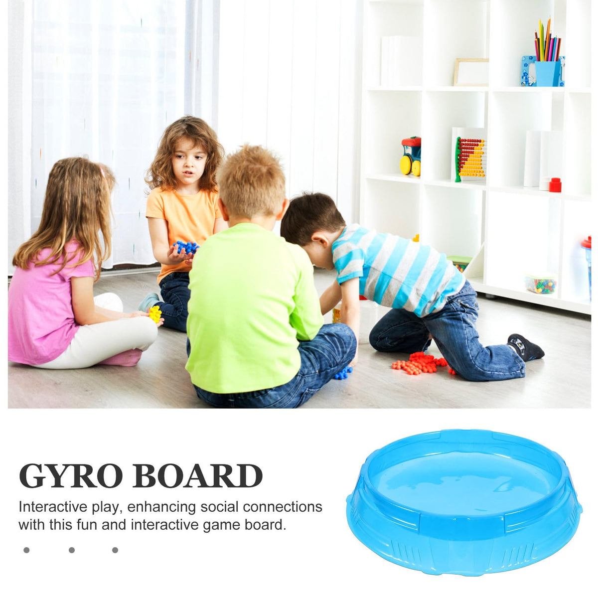 TOYANDONA Battle Plate Circle Tray – Portable Gyro Stadium for Disc Games