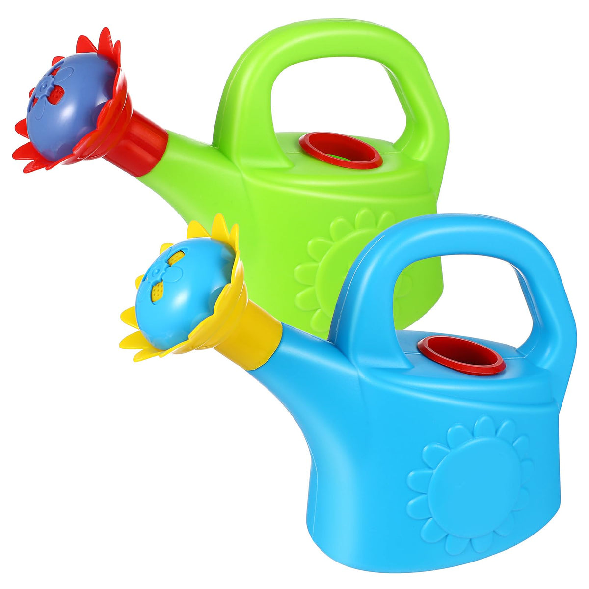 TOYANDONA 2-Pack Watering Can Toys – Colorful Plastic Garden, Beach & Bath Play Set for Kids