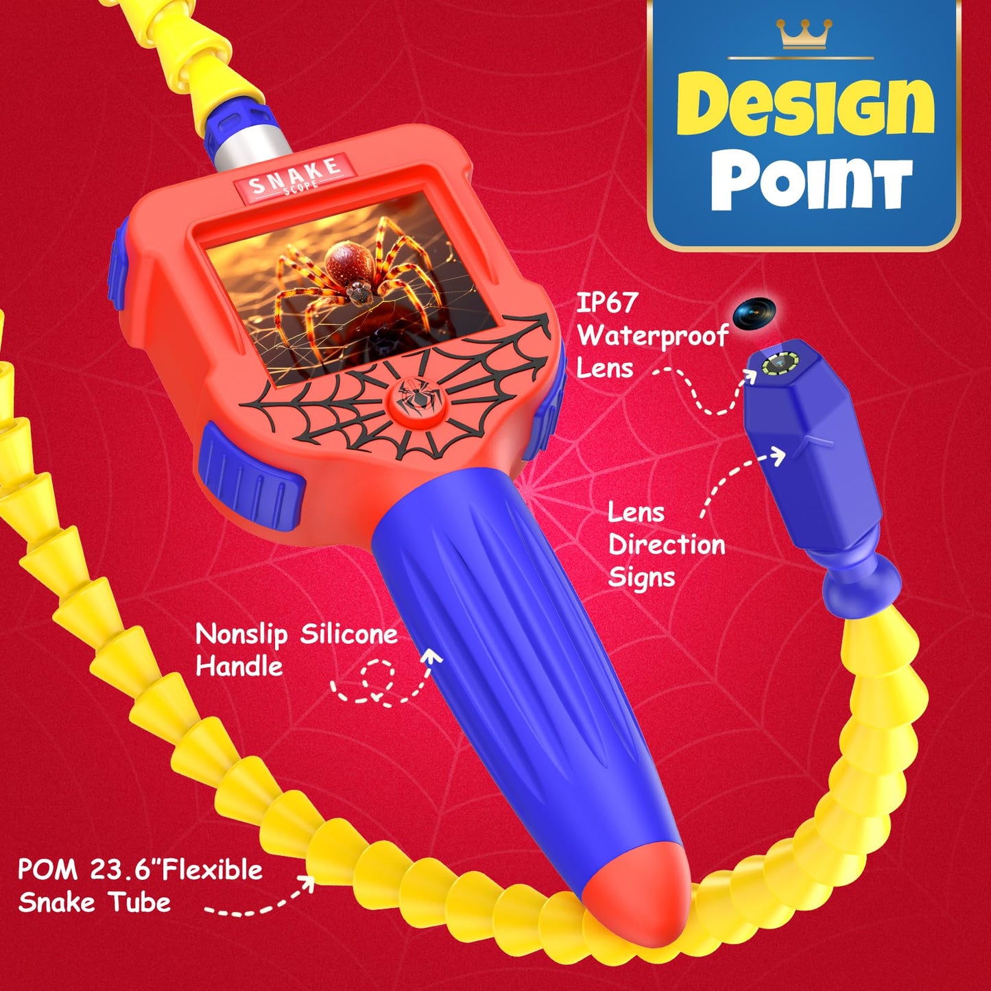 Toycost Borescope Snake Camera with Light – Educational STEM Toy for Kids 4–10
