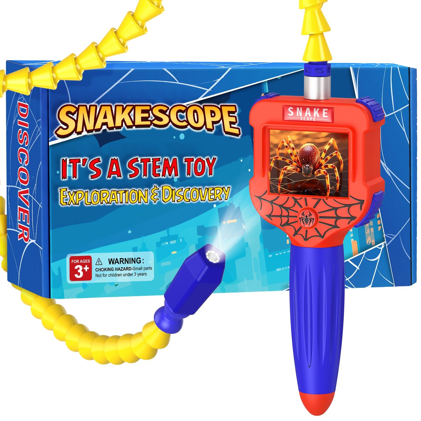 Toycost Borescope Snake Camera with Light – Educational STEM Toy for Kids 4–10