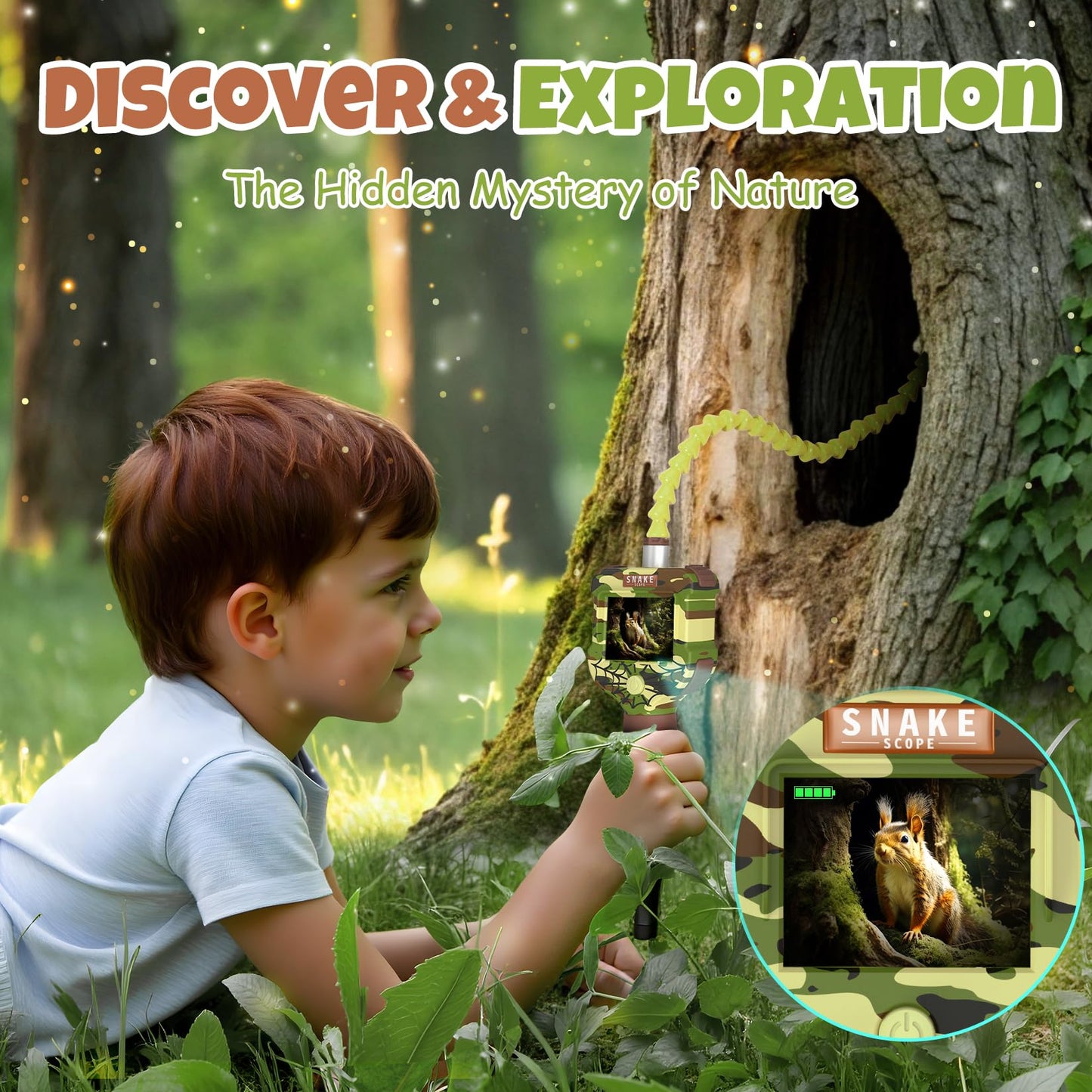 Toycost Borescope Snake Scope with Light – Educational STEM Toy for Kids