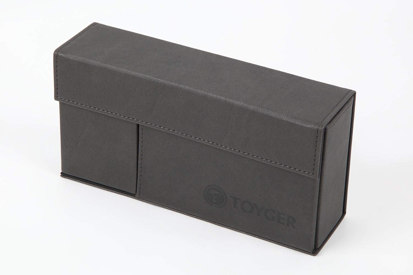 TOYGER DeckSlimmer Deck Box – Slim, Adjustable Card Case (Gray)