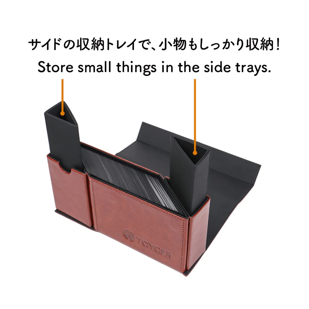 TOYGER DeckSlimmer Deck Box – Slim, Adjustable Card Case (Gray)