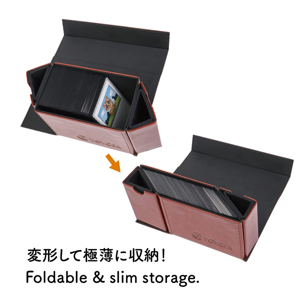 TOYGER DeckSlimmer Deck Box (Red) – Slim, Flexible Card Storage