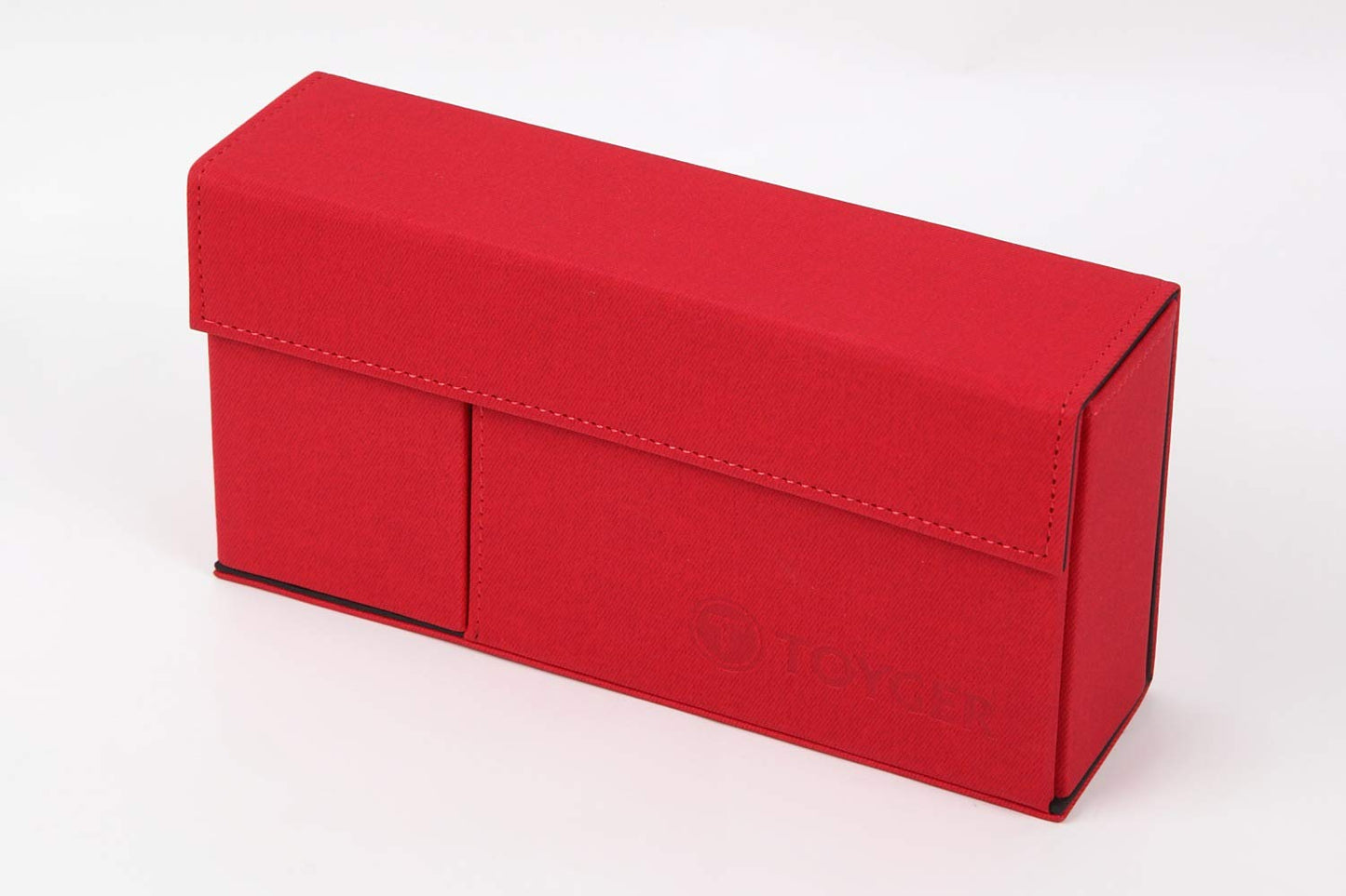 TOYGER DeckSlimmer Deck Box (Red) – Slim, Flexible Card Storage