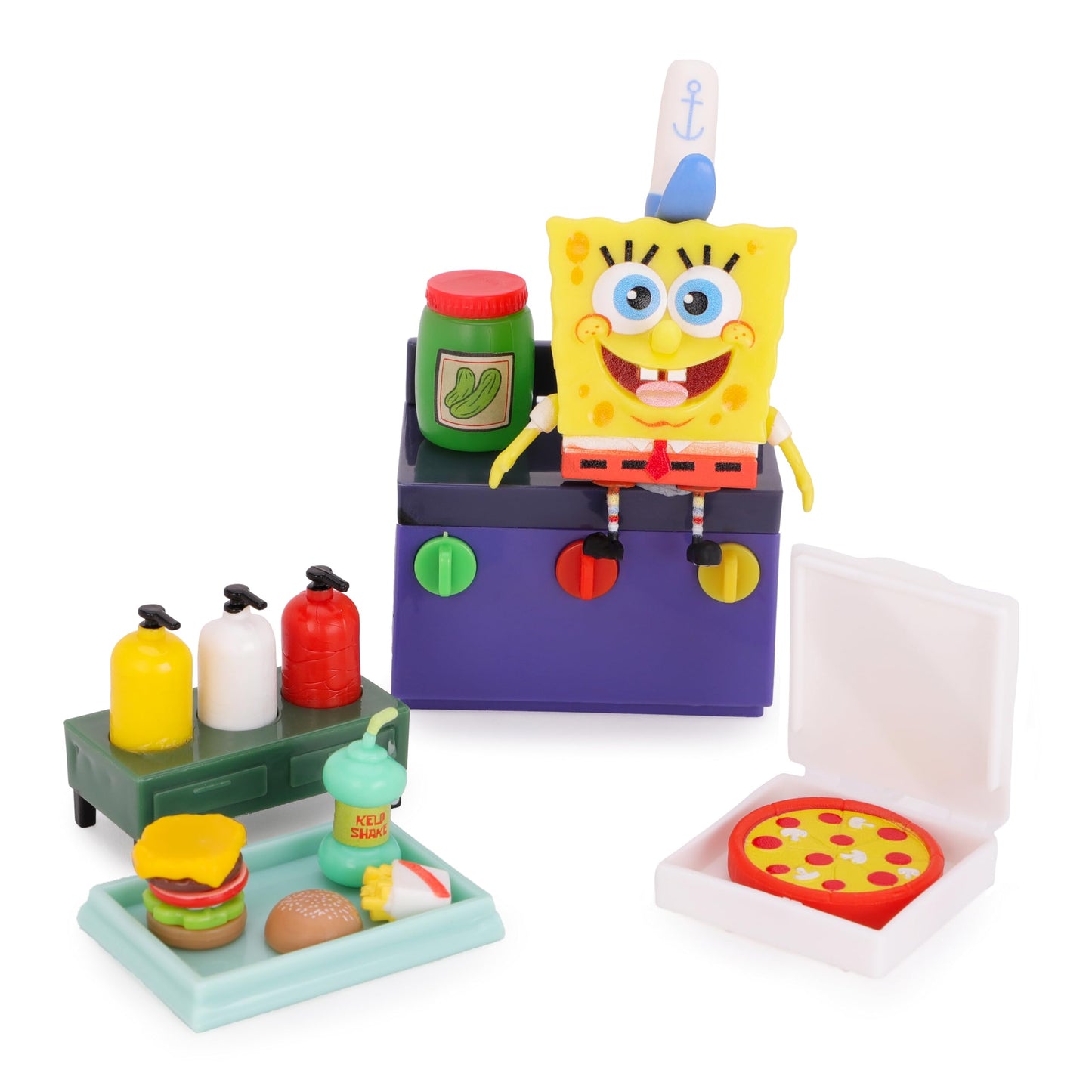 Toyland Teeny Krusty Krab Playset – 20-Piece SpongeBob SquarePants Figures & Accessories (Ages 5+)