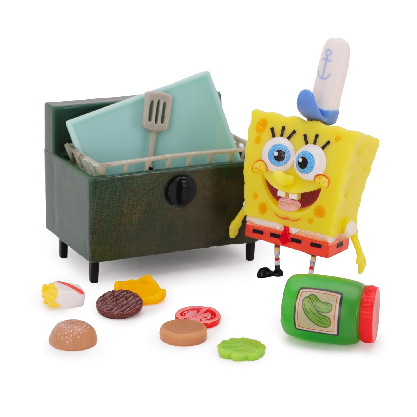 Toyland Teeny Krusty Krab Playset – 20-Piece SpongeBob SquarePants Figures & Accessories (Ages 5+)