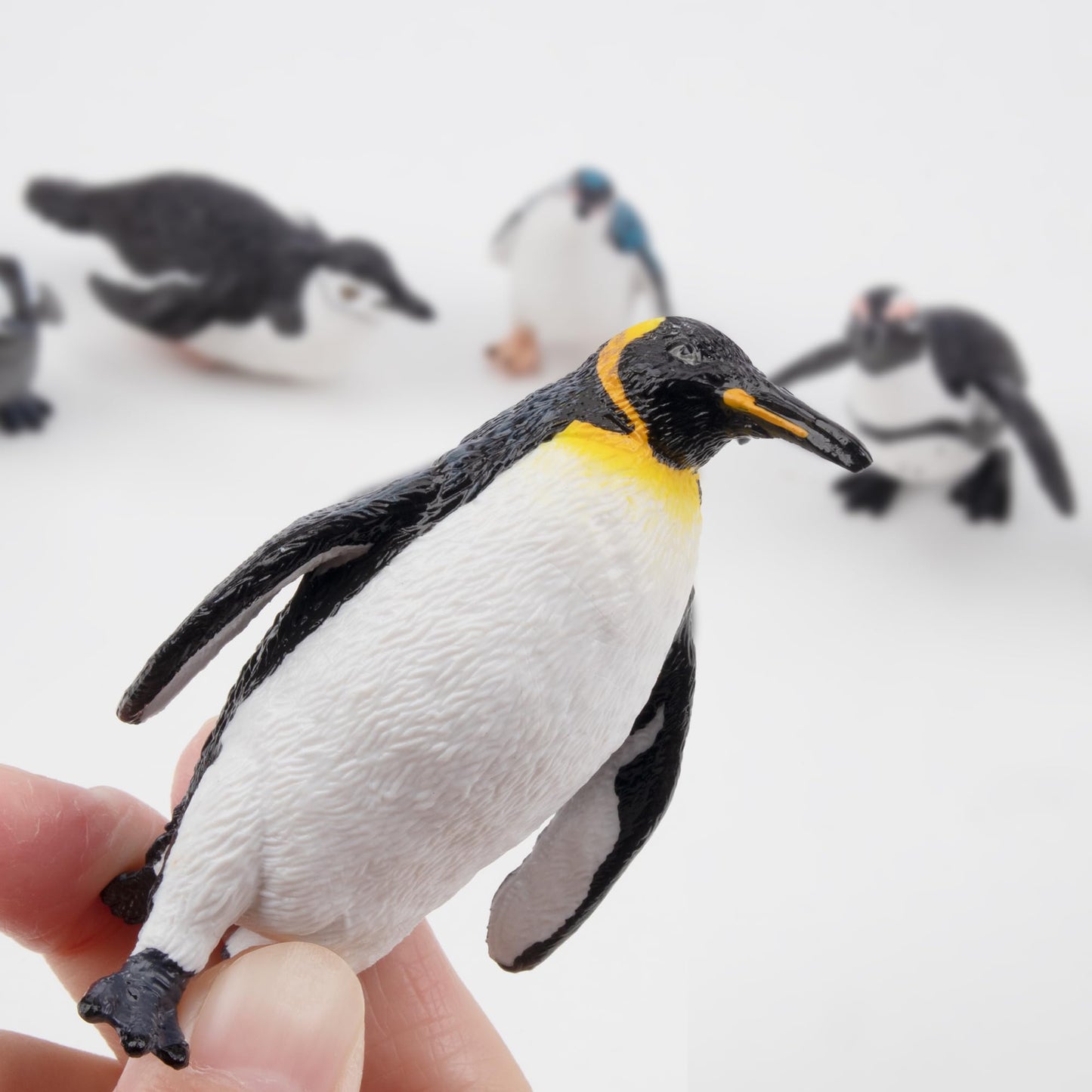 Toymany 12-Pack Realistic Penguin Figurines – Educational Playset & Cake Toppers