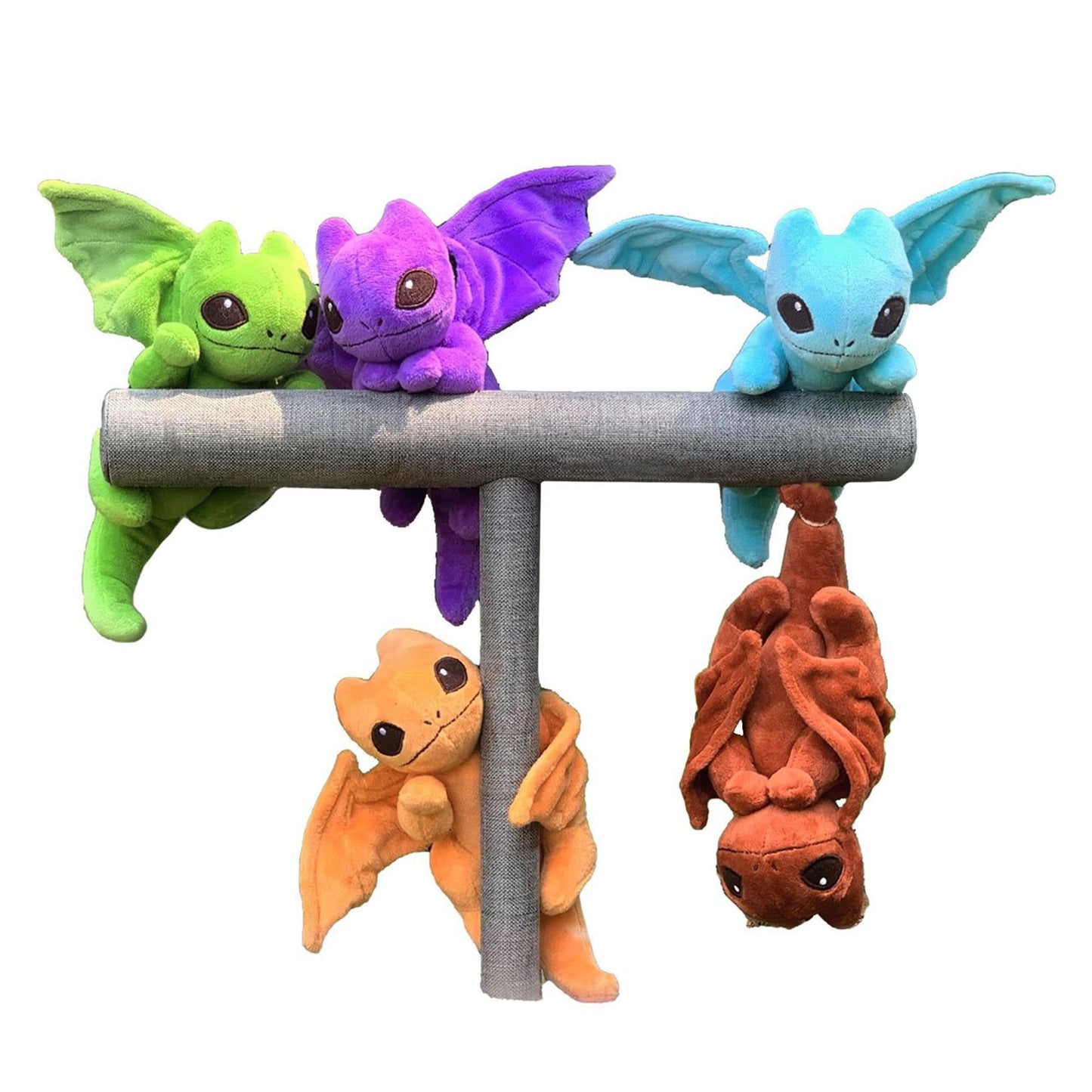Toynami Miyo's Mystic Musings Little Embers Deluxe Plush Dragon (Blue) - 7-Inch