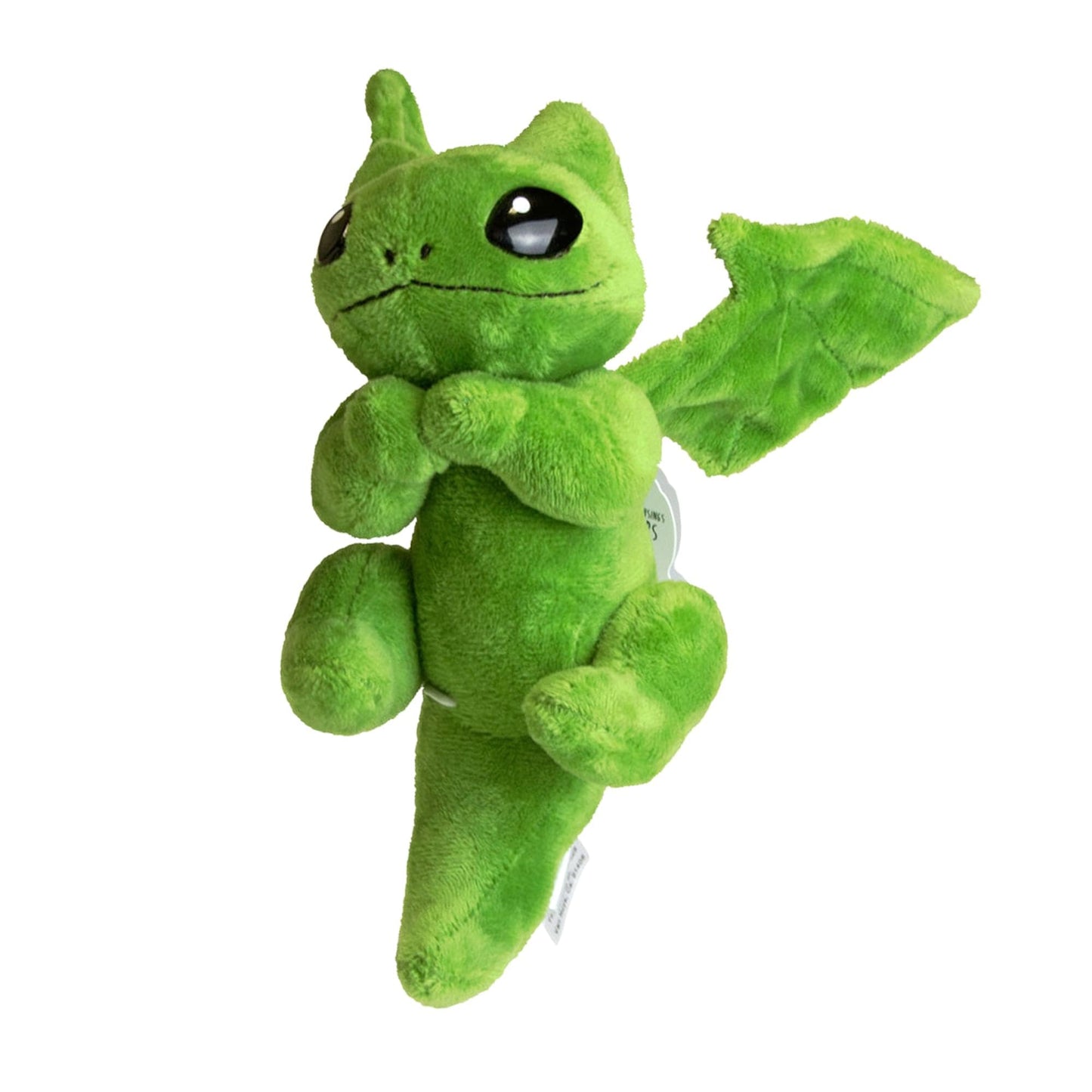 Toynami Miyo's Little Embers Deluxe Plush Dragon – 7-Inch, Green, Poseable Wings