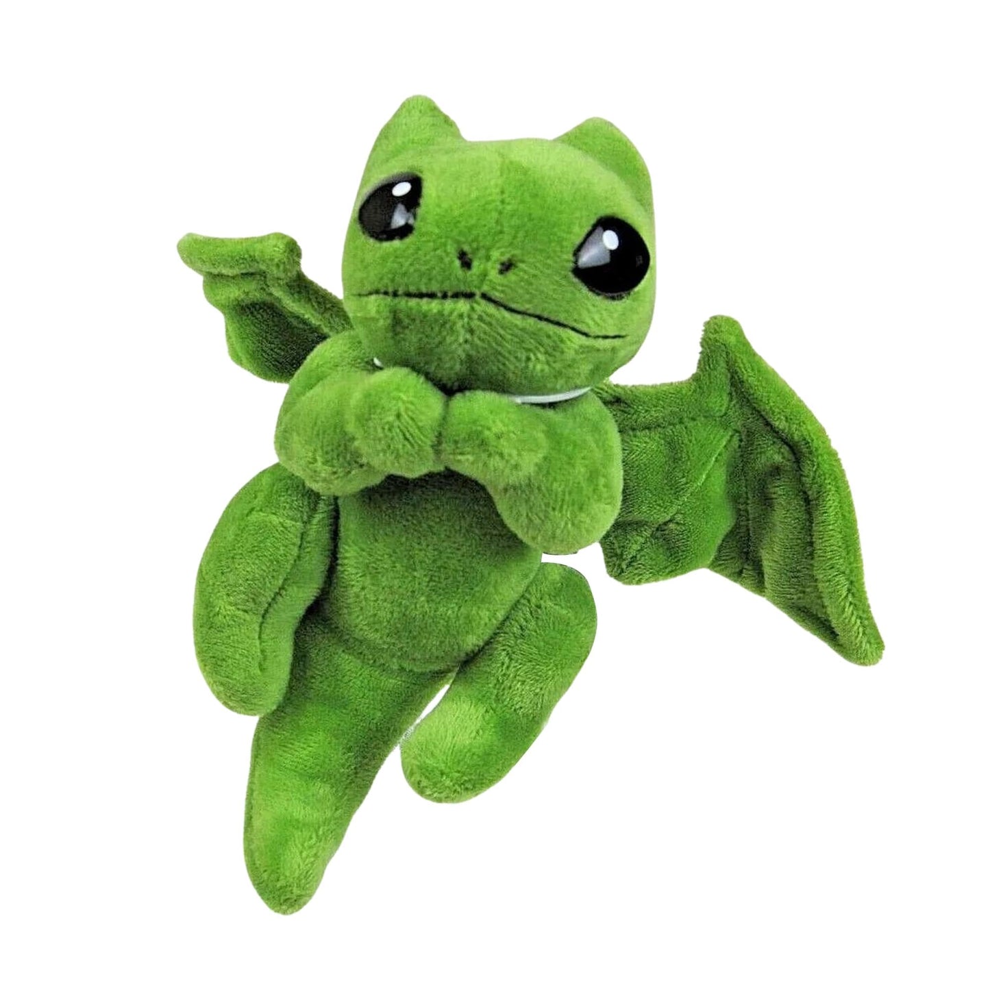 Toynami Miyo's Little Embers Deluxe Plush Dragon – 7-Inch, Green, Poseable Wings