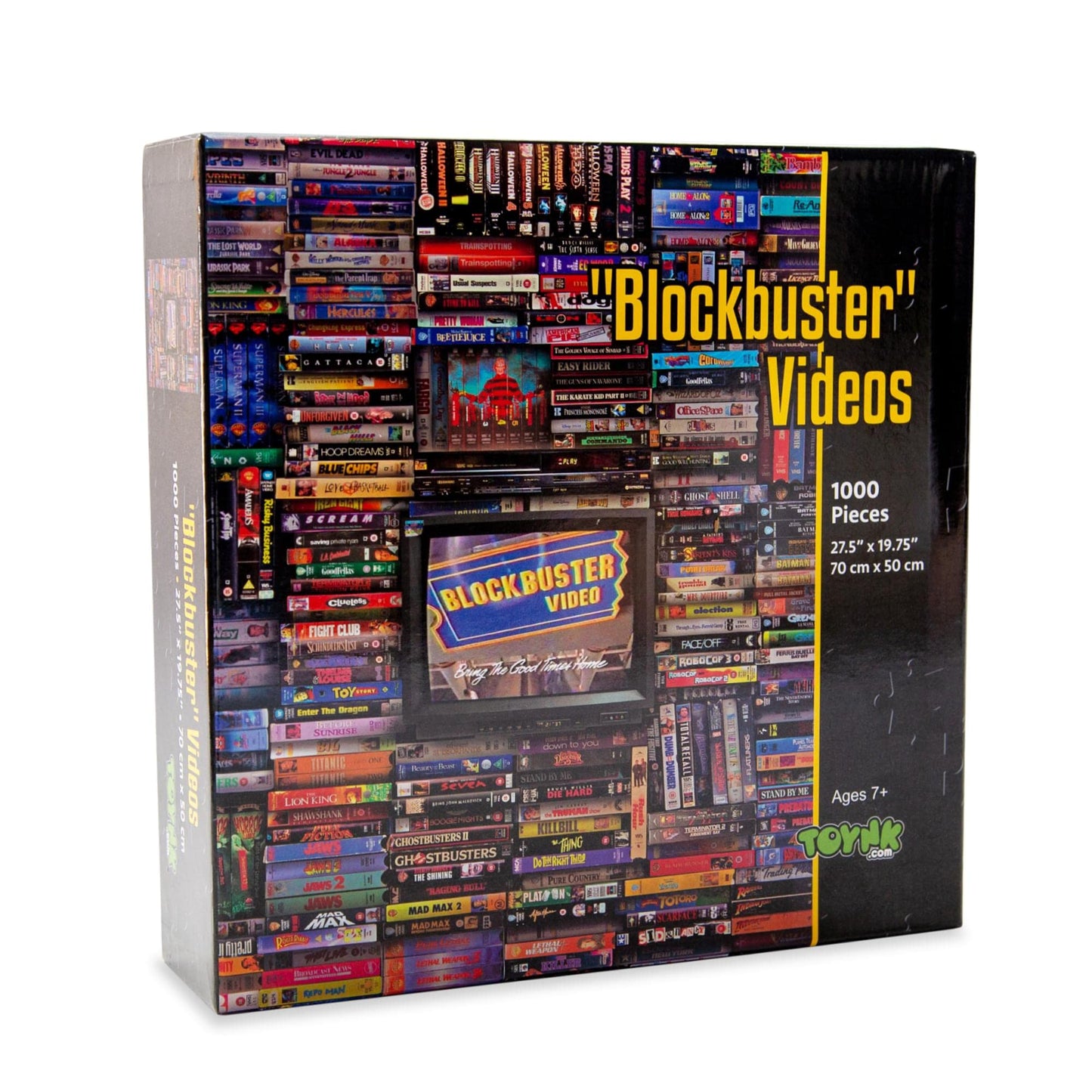 Blockbuster Era 1000-Piece Jigsaw Puzzle, Brain Teaser for Kids and Adults | 28 x 20 Inches | Toynk