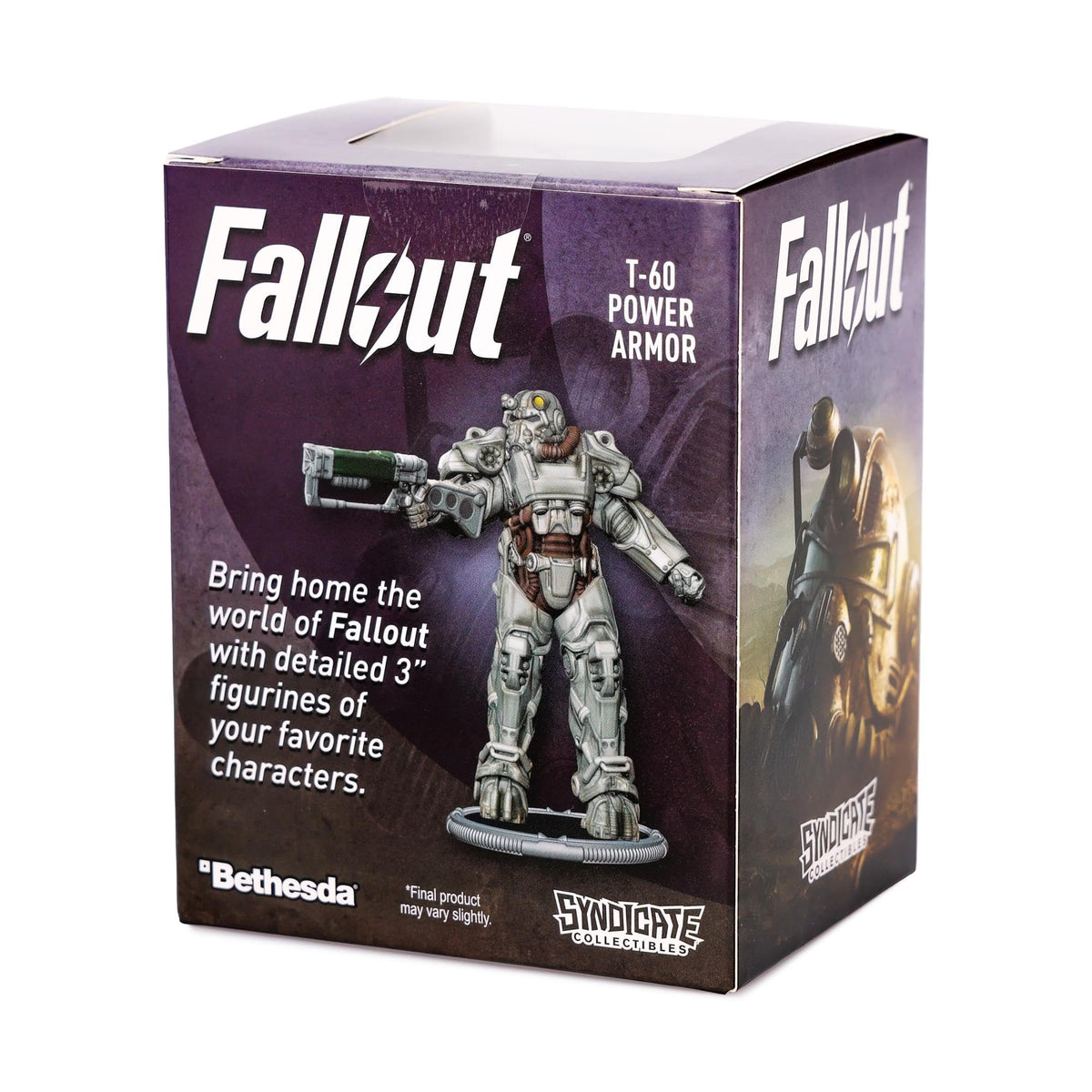 Toynk Fallout T-60 Power Armor Mini Figure – 3-Inch Officially Licensed Collectible