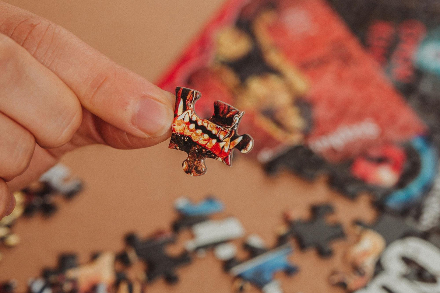Toynk King of Horror Collage Puzzle – 1000-Piece Stephen King Inspired Jigsaw (28 x 20 inches)